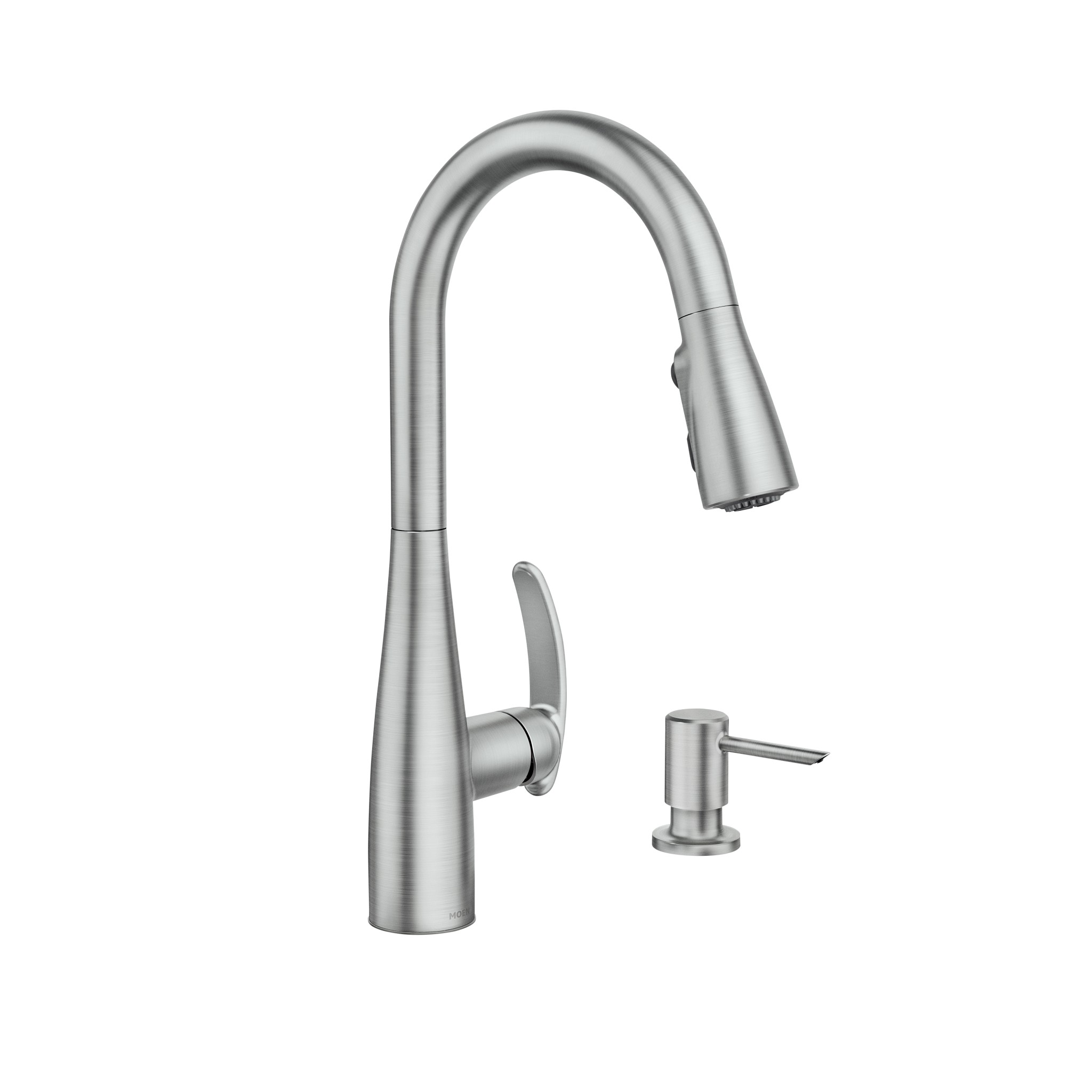 Reyes One-Handle High Arc Pulldown Kitchen Faucet