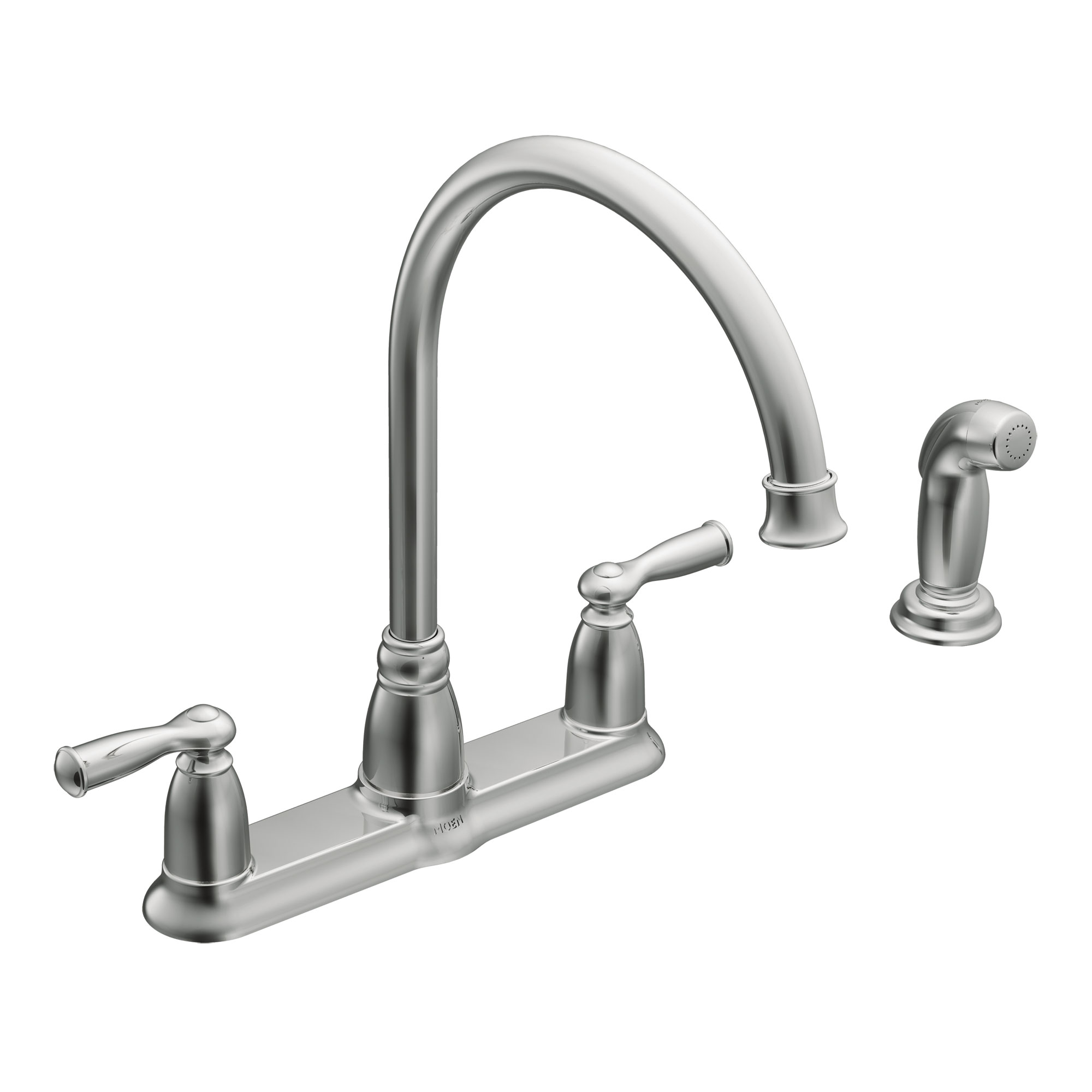Banbury Chrome Two-Handle High Arc Kitchen Faucet — image 1