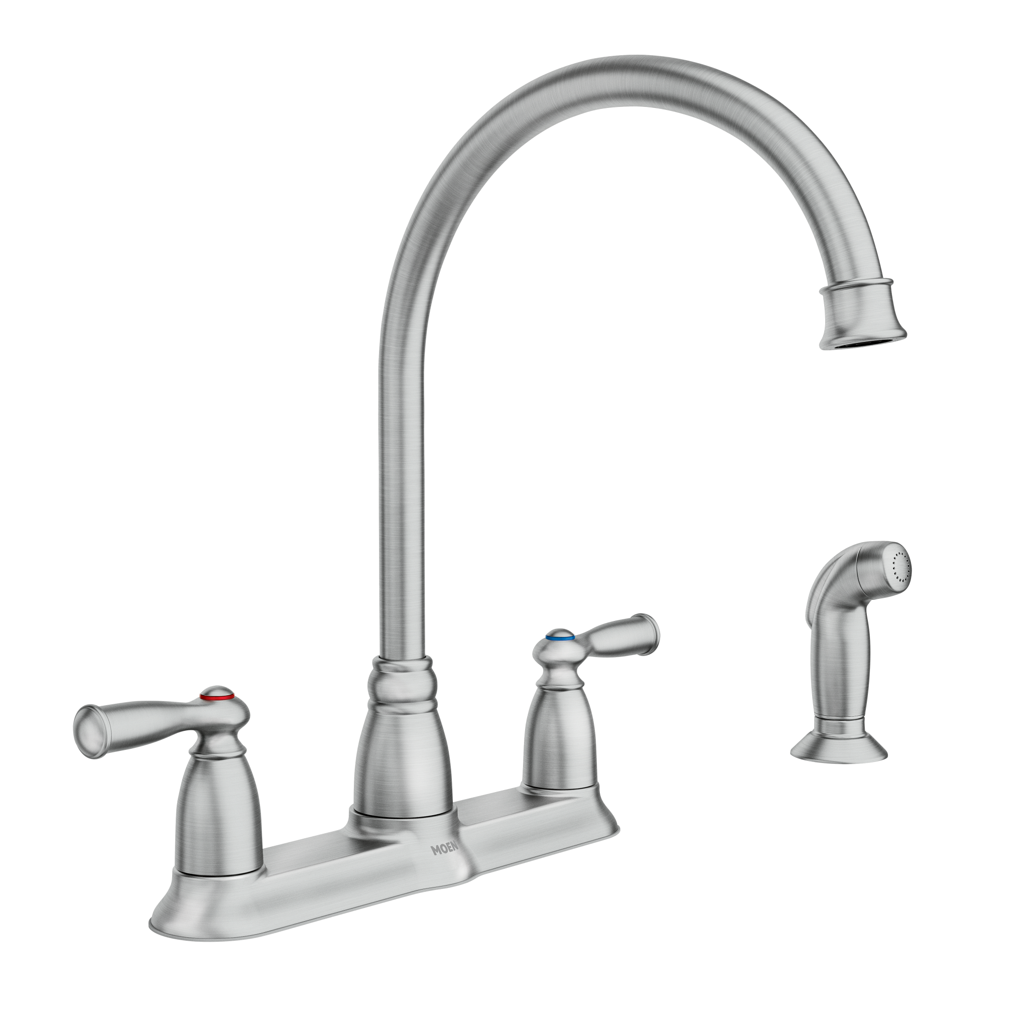 Banbury Chrome Two-Handle High Arc Kitchen Faucet — image 1