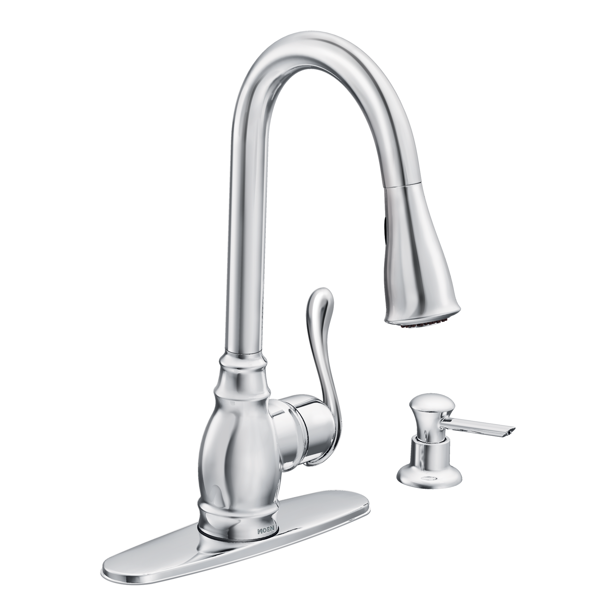 Anabelle One-Handle High Arc Pulldown Kitchen Faucet — image 1