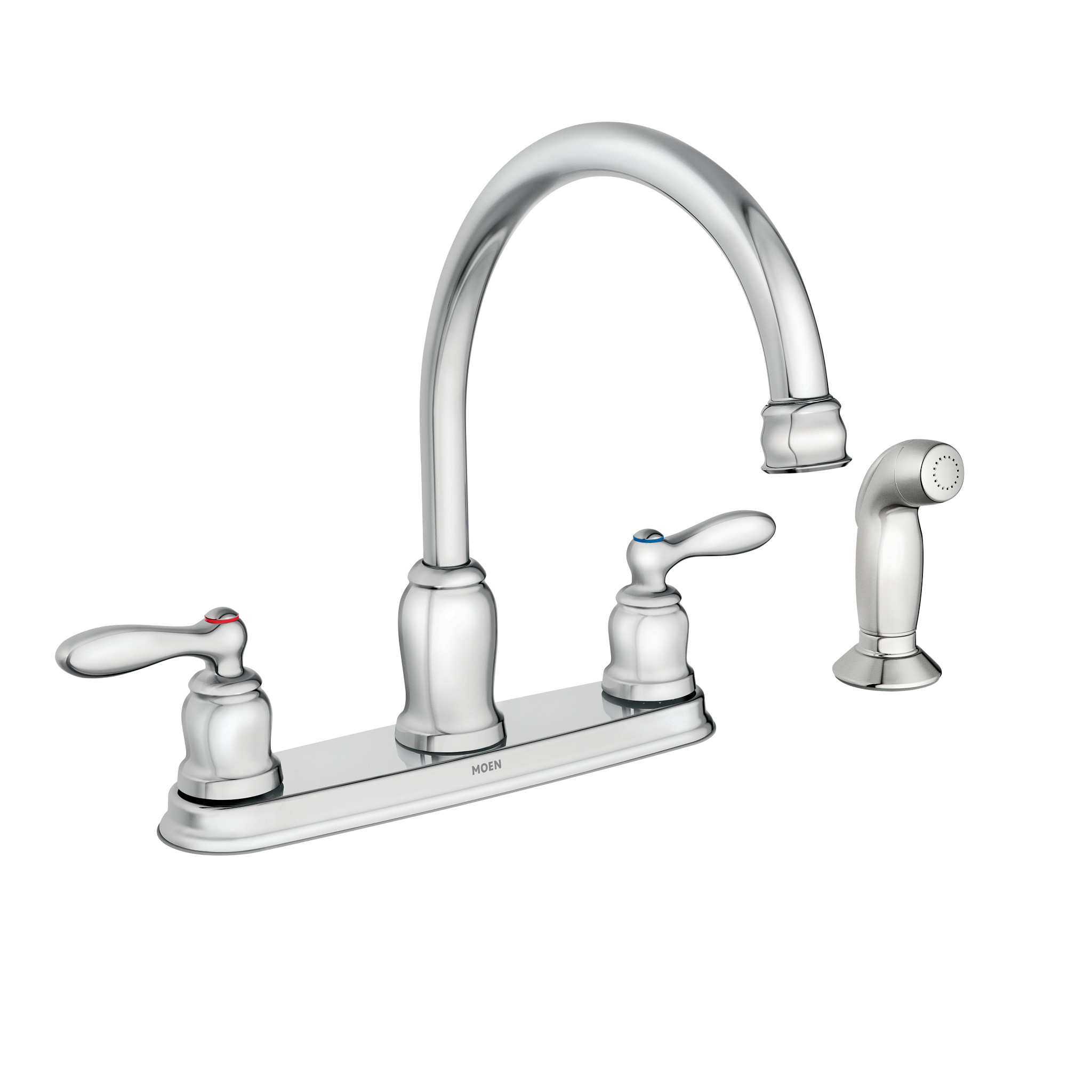 Caldwell Two-handle High Arc Kitchen Faucet