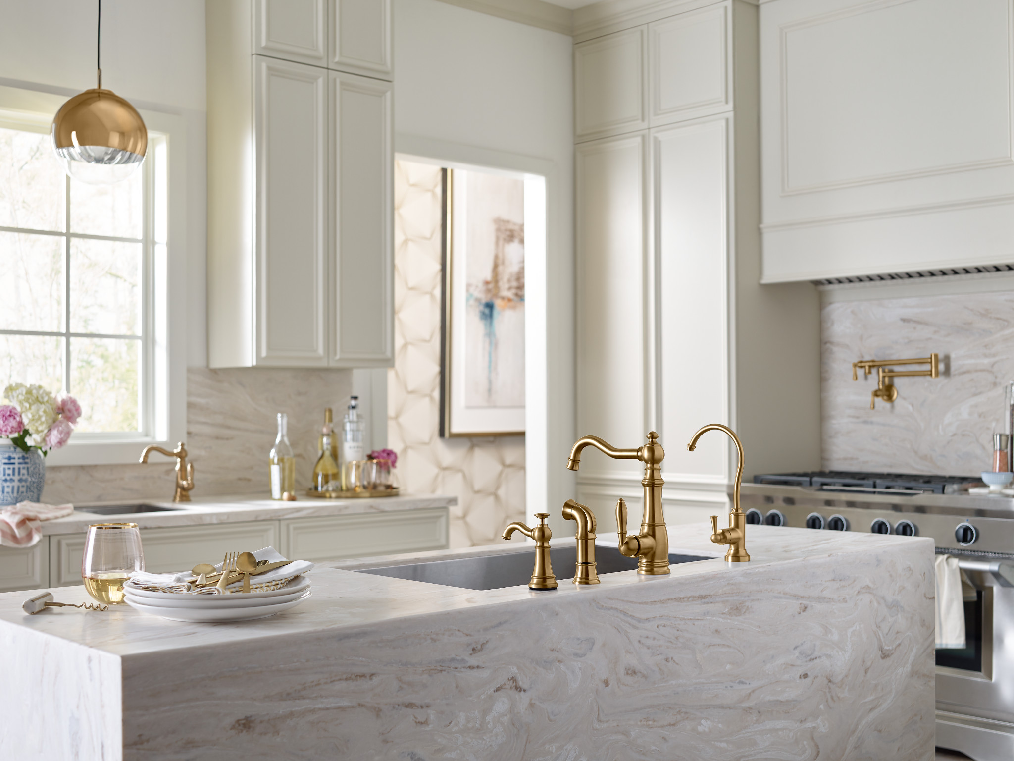 Sip Traditional Chrome One-Handle High Arc Beverage Faucet — thumbnail 2