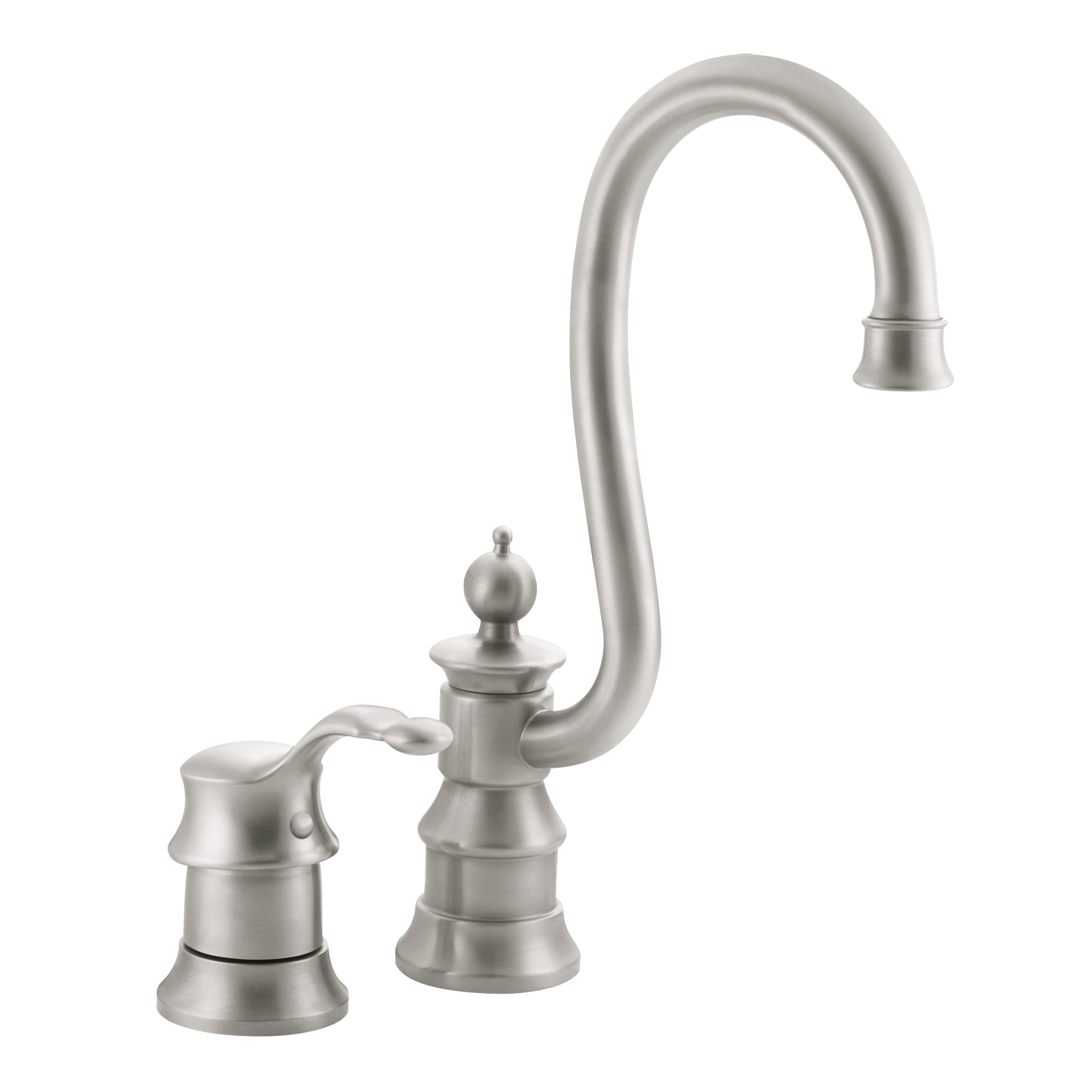Waterhill Chrome one-handle high arc bar faucet — image 1