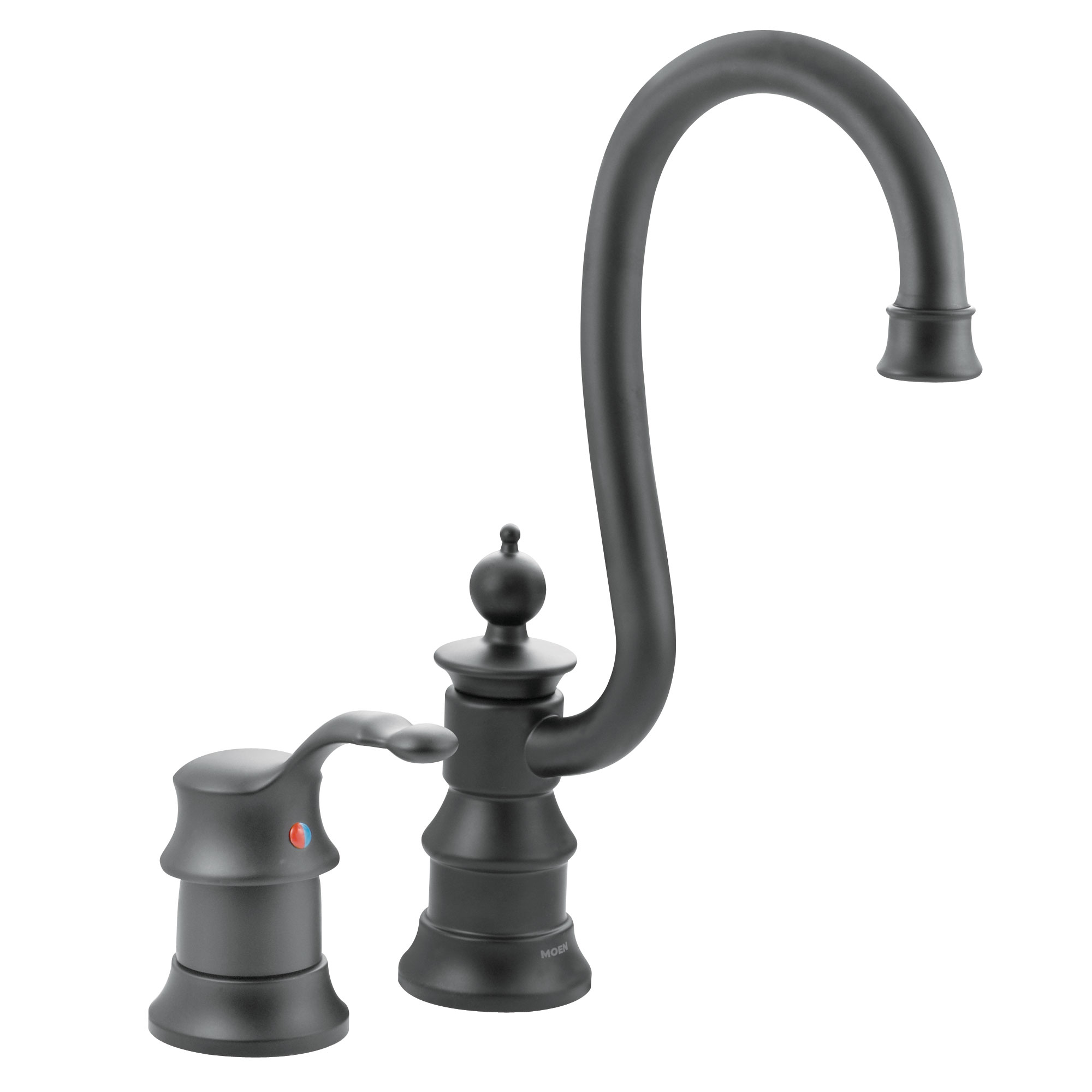 Waterhill Chrome one-handle high arc bar faucet — image 1