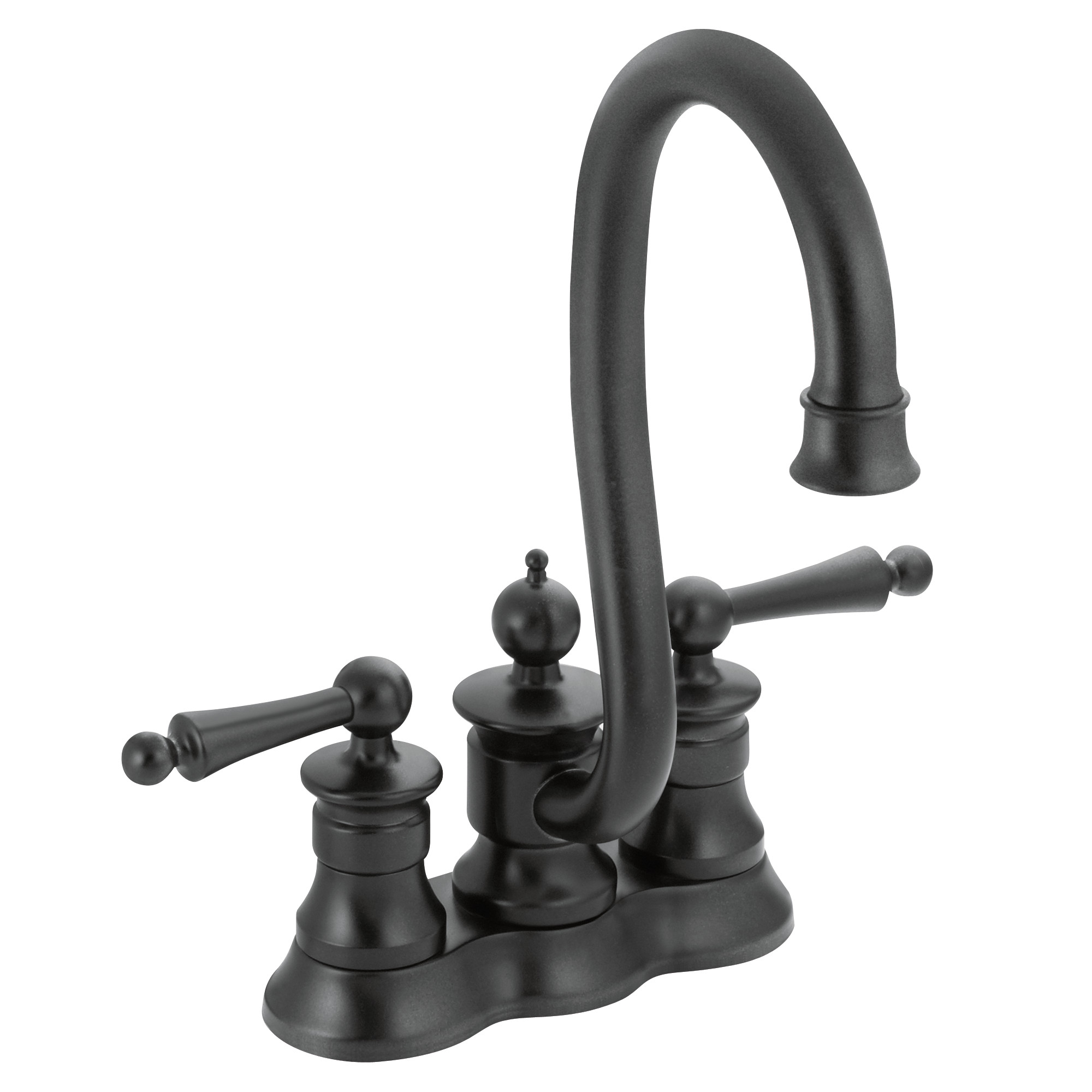 Waterhill Chrome two-handle high arc bar faucet — image 1
