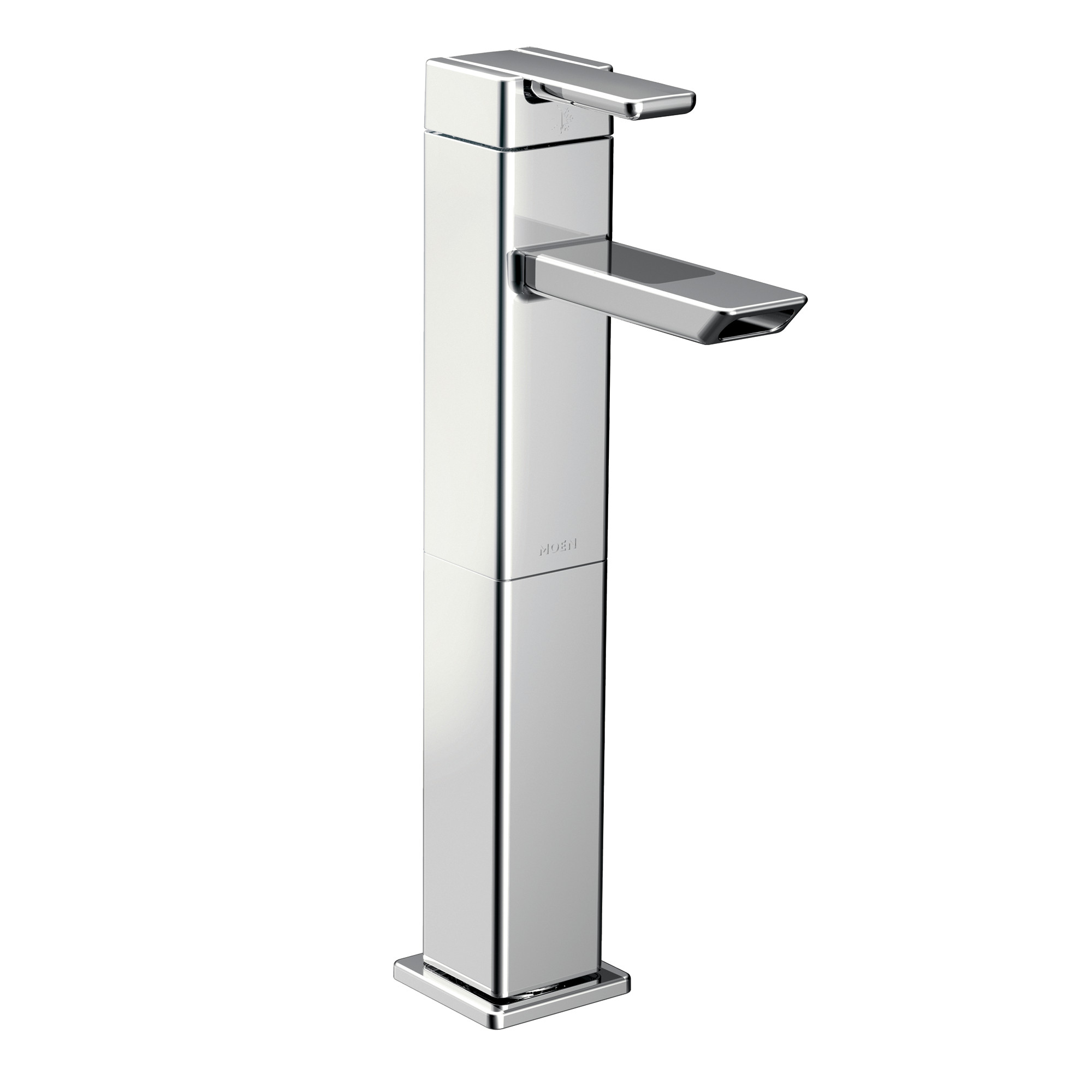 90 Degree One-Handle High Arc Vessel Bathroom Faucet — image 1