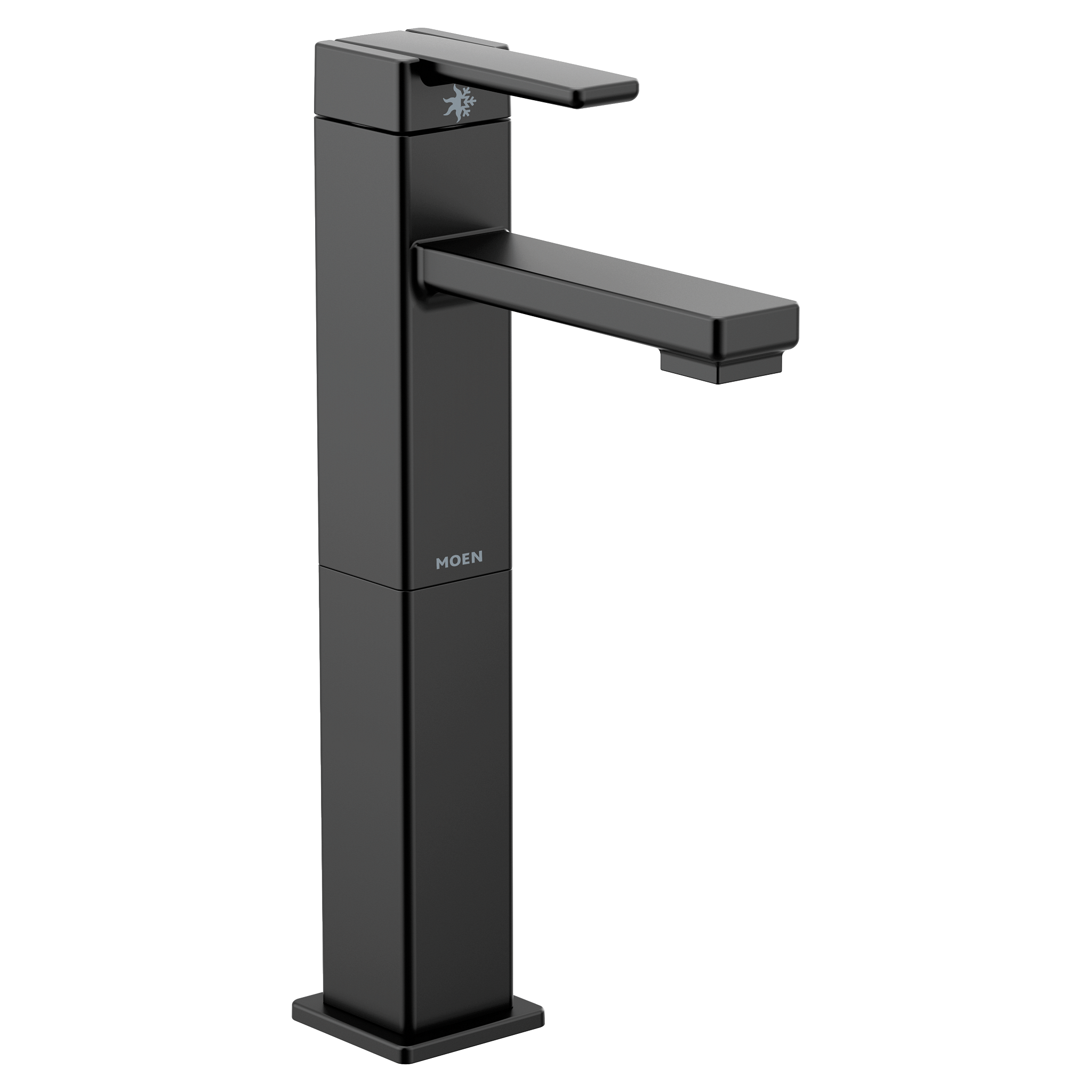 90 Degree One-Handle High Arc Vessel Bathroom Faucet — image 1