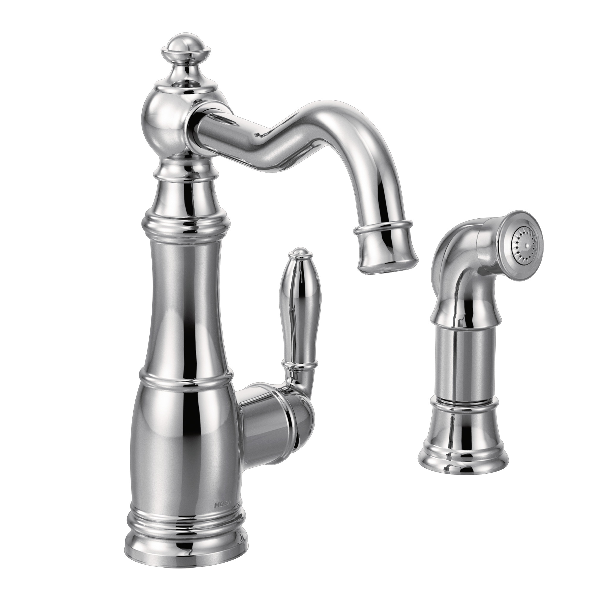 Weymouth Chrome One-Handle High Arc Kitchen Faucet