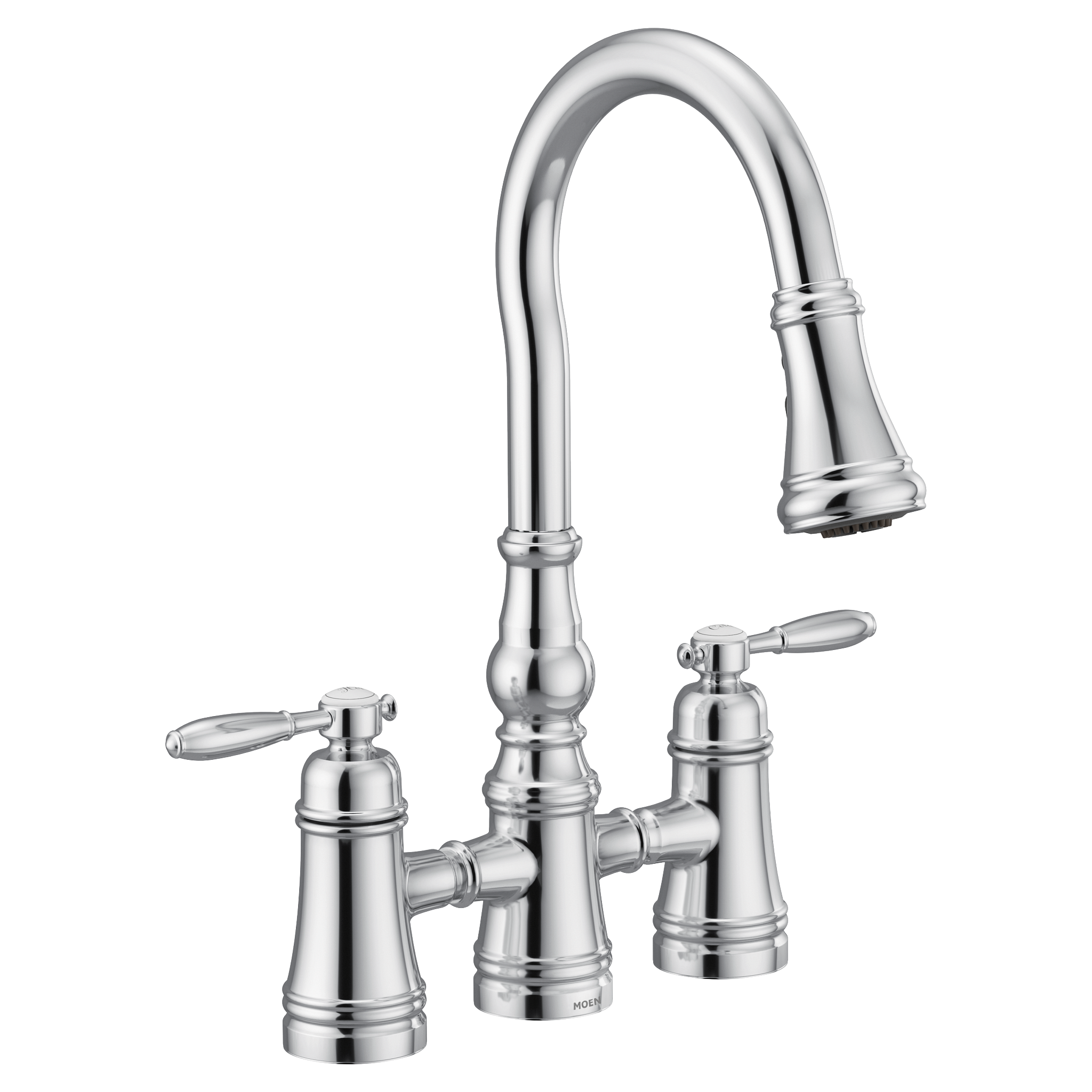 Weymouth Two-Handle High Arc Pulldown Kitchen Faucet — image 1