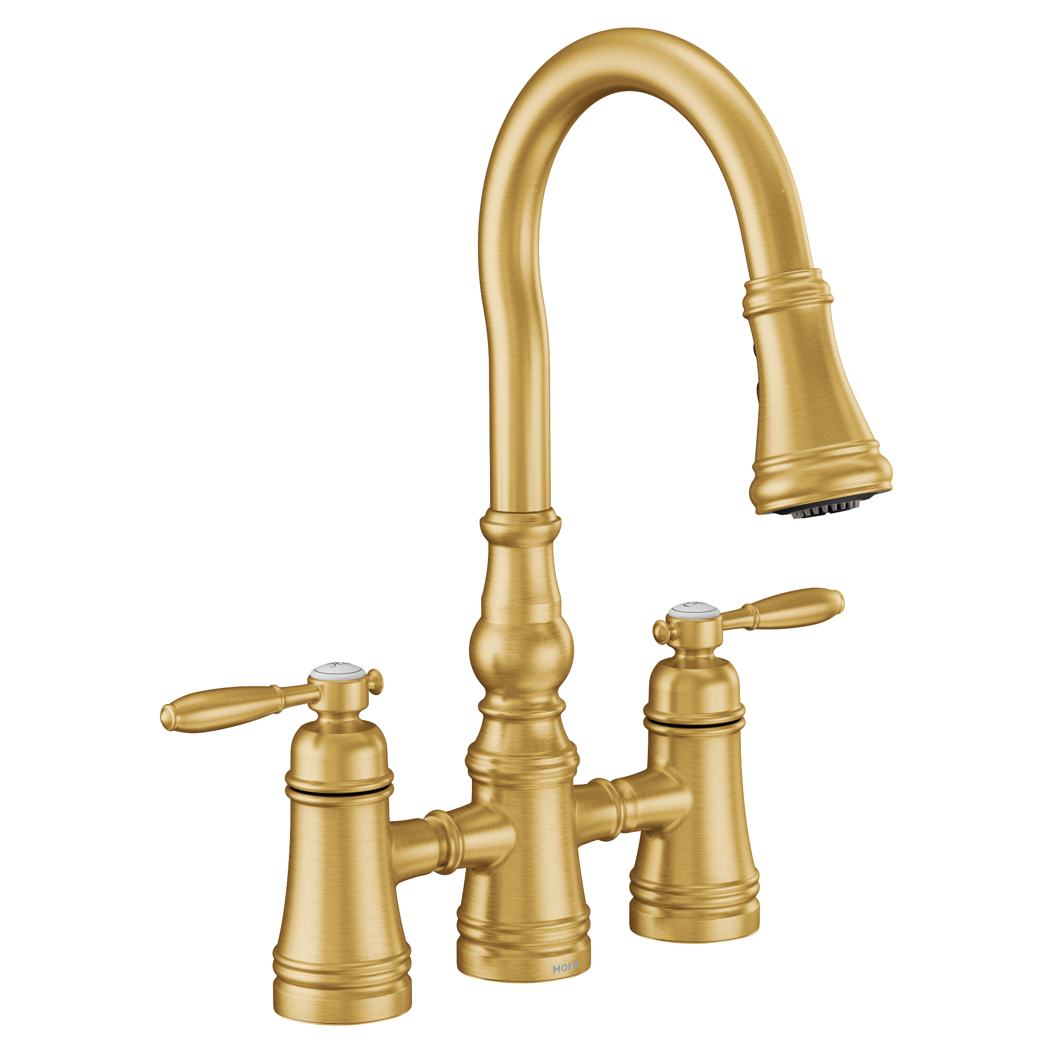 Weymouth Two-Handle High Arc Pulldown Kitchen Faucet — image 1
