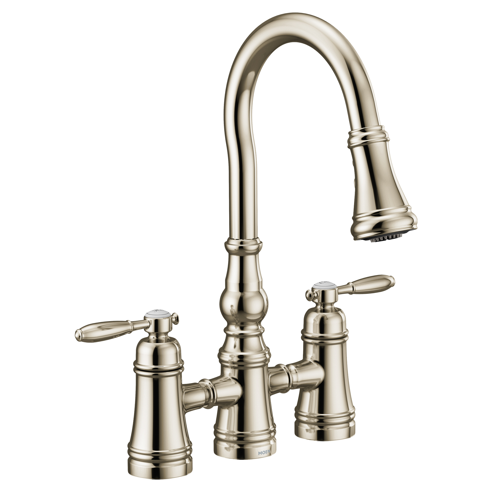 Weymouth Two-Handle High Arc Pulldown Kitchen Faucet — image 1