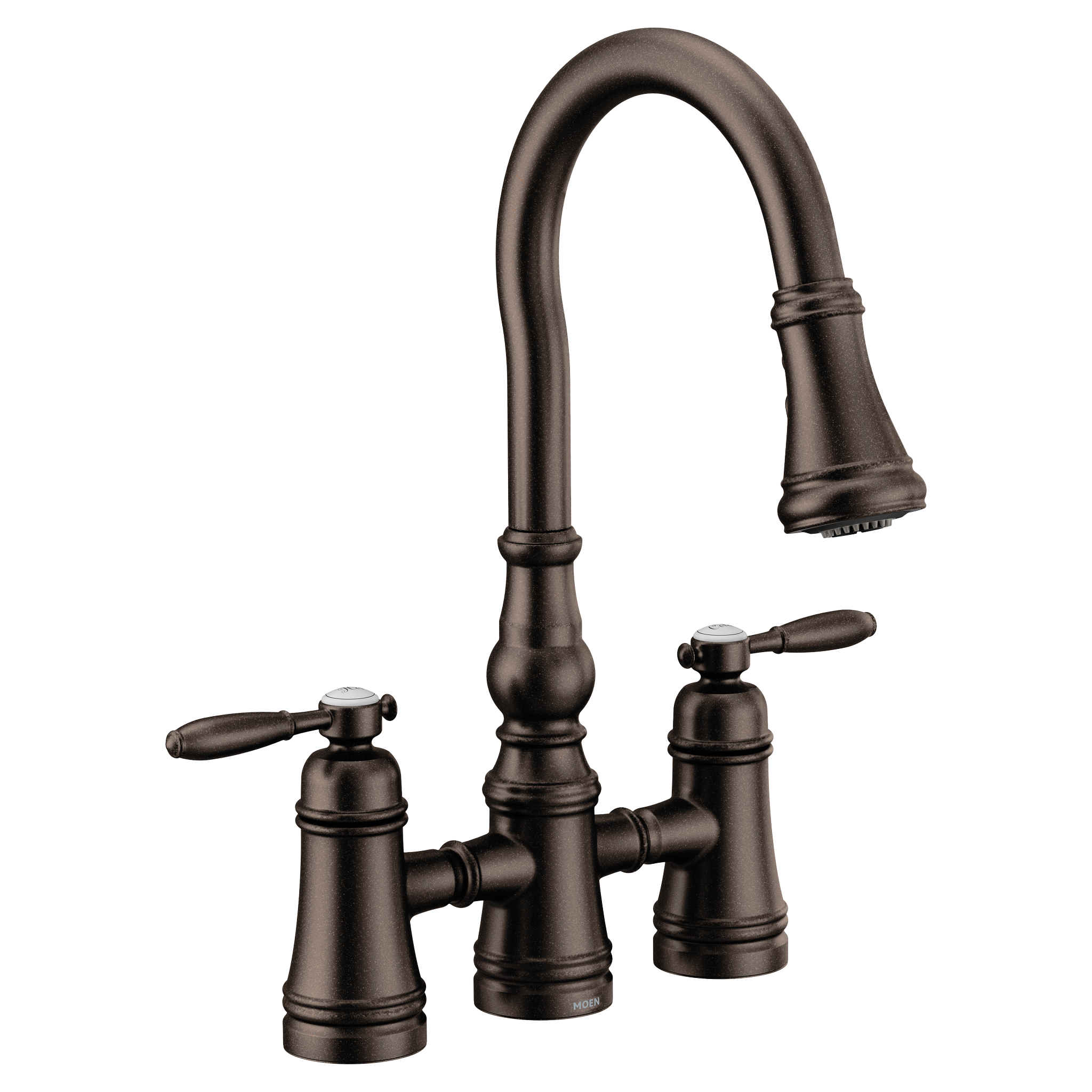 Weymouth Two-Handle High Arc Pulldown Kitchen Faucet — image 1