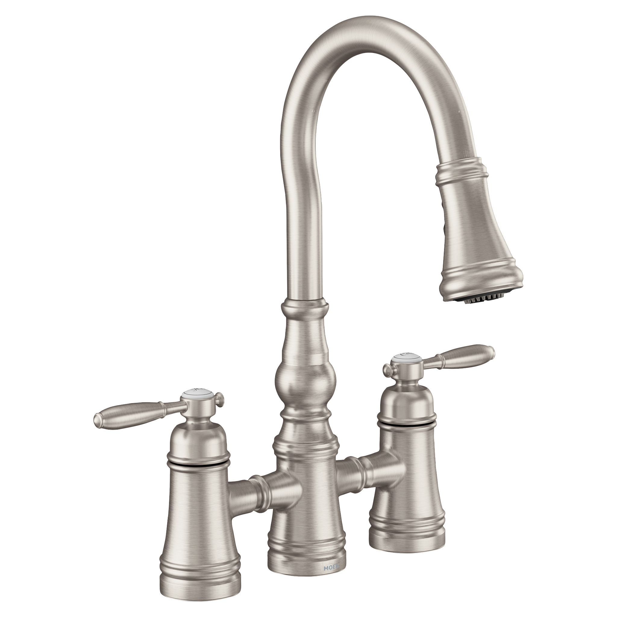 Weymouth Two-Handle High Arc Pulldown Kitchen Faucet — image 1