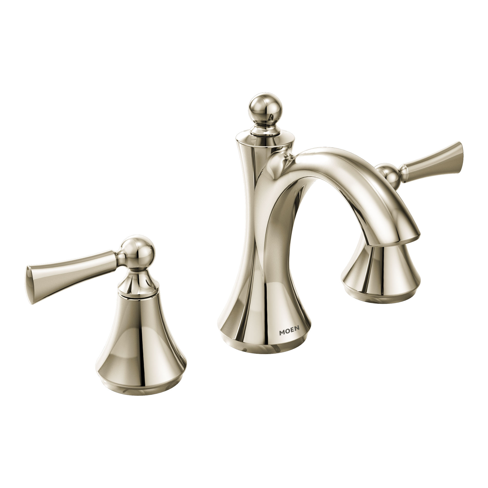 Wynford Chrome Two-Handle High Arc Bathroom Faucet — image 1