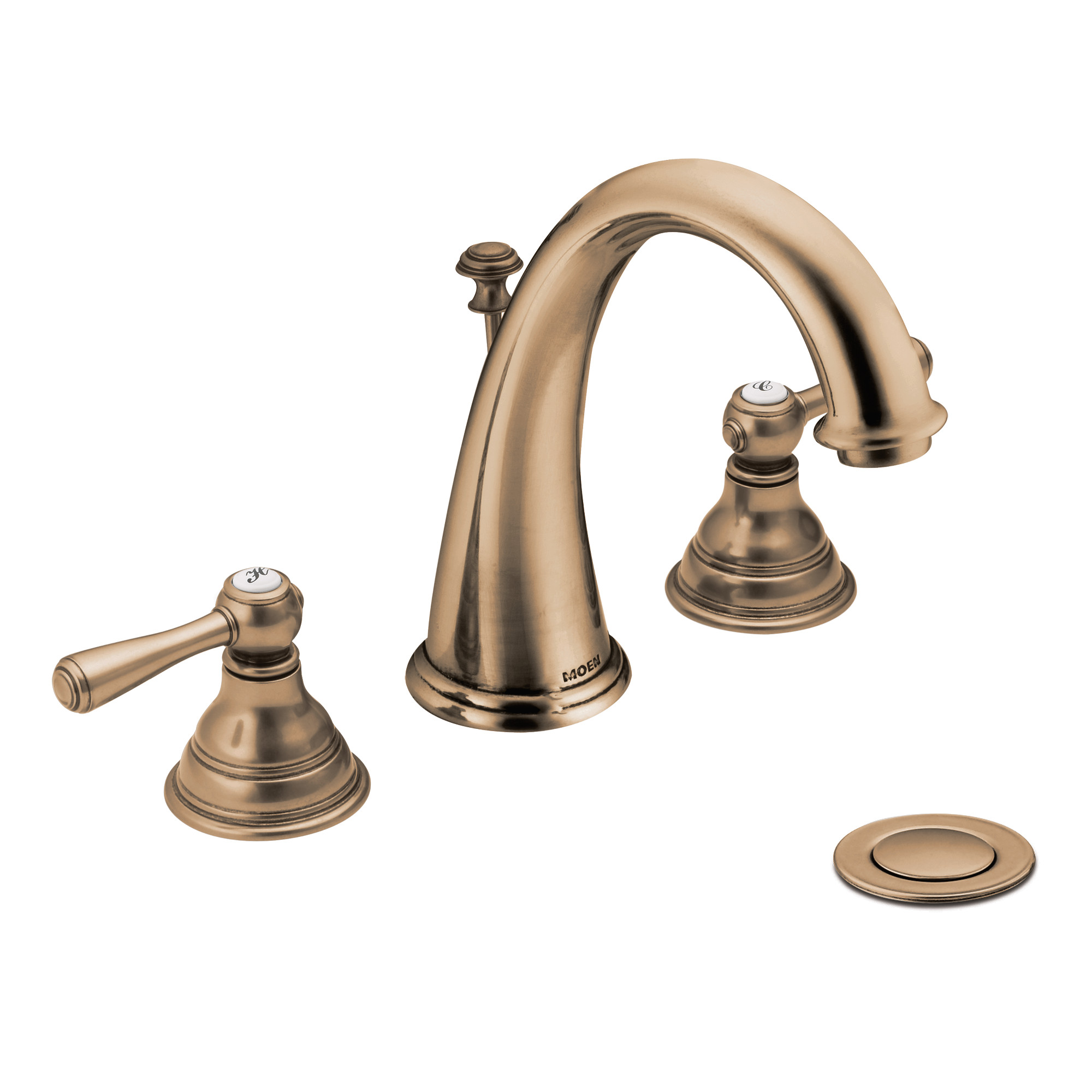 Kingsley Two-Handle High Arc Bathroom Faucet — image 1