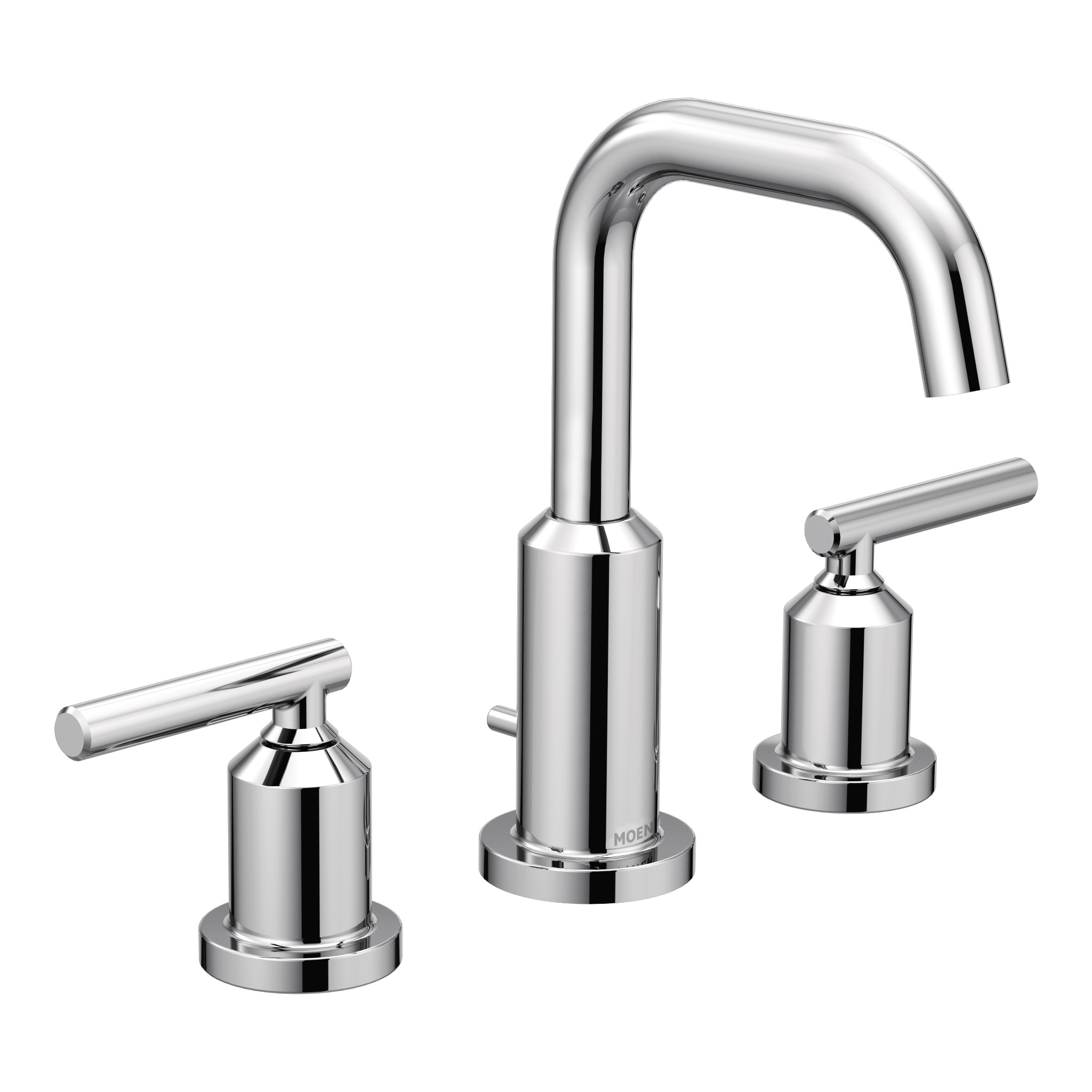 Gibson Chrome Two-Handle High Arc Bathroom Faucet — image 1