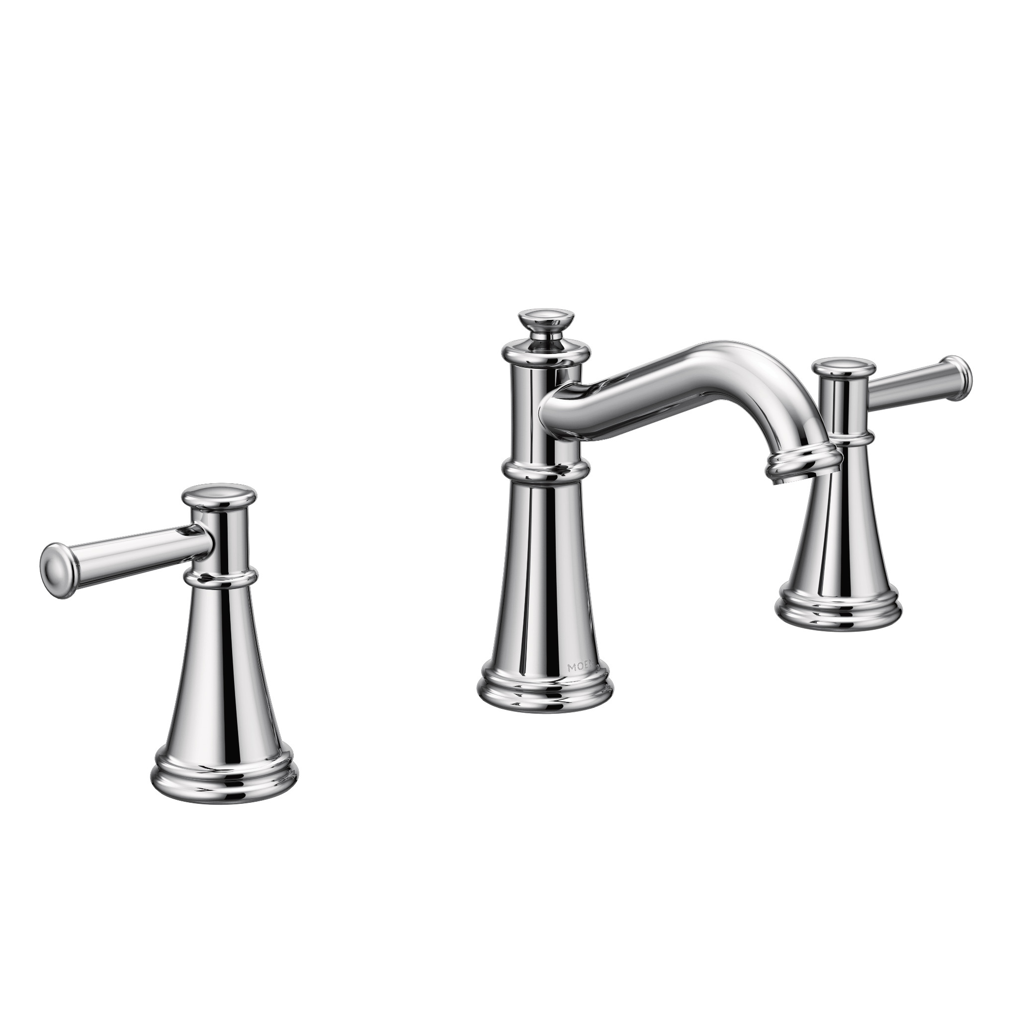 Belfield Chrome Two-Handle High Arc Bathroom Faucet — image 1