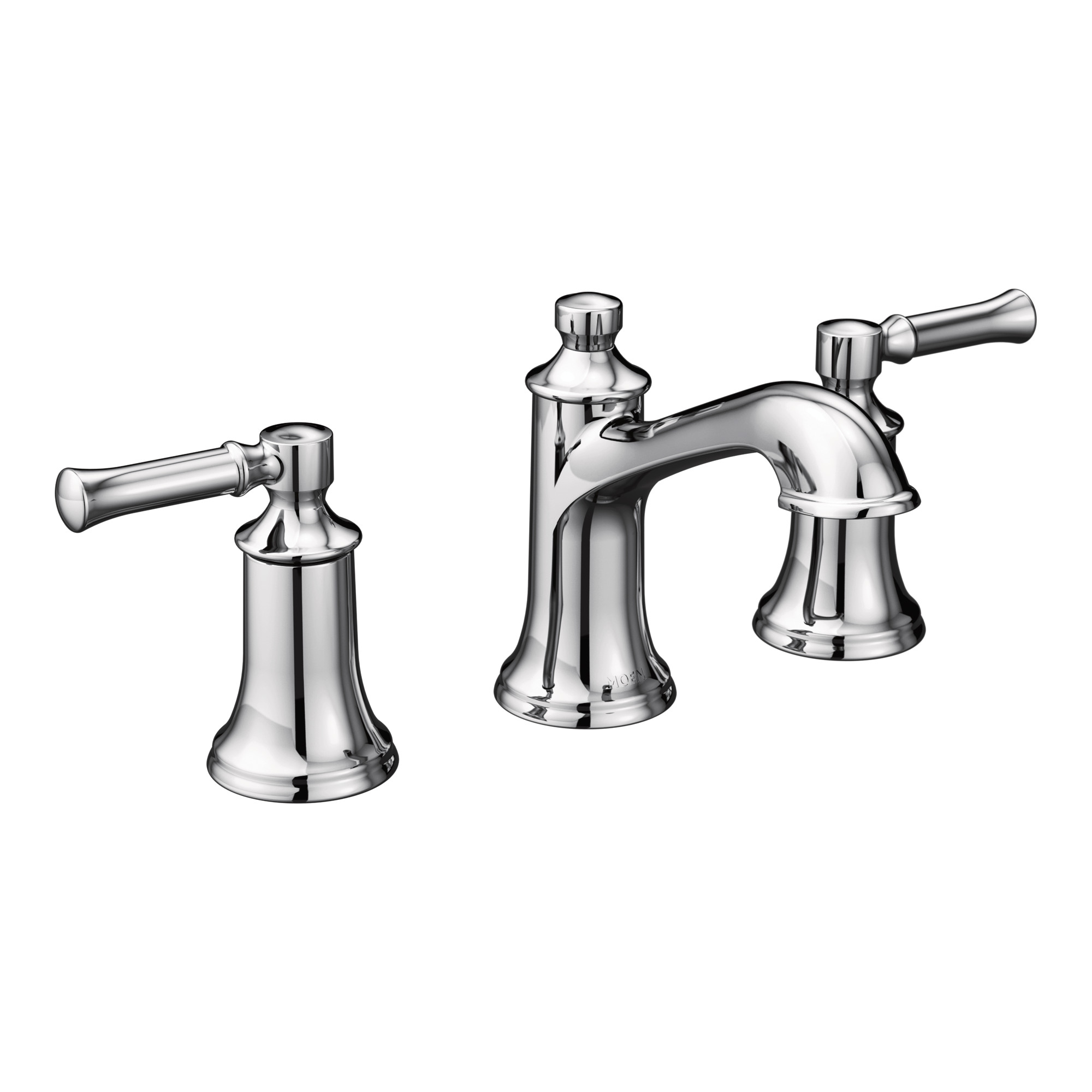 Dartmoor Chrome Two-Handle High Arc Bathroom Faucet — image 1