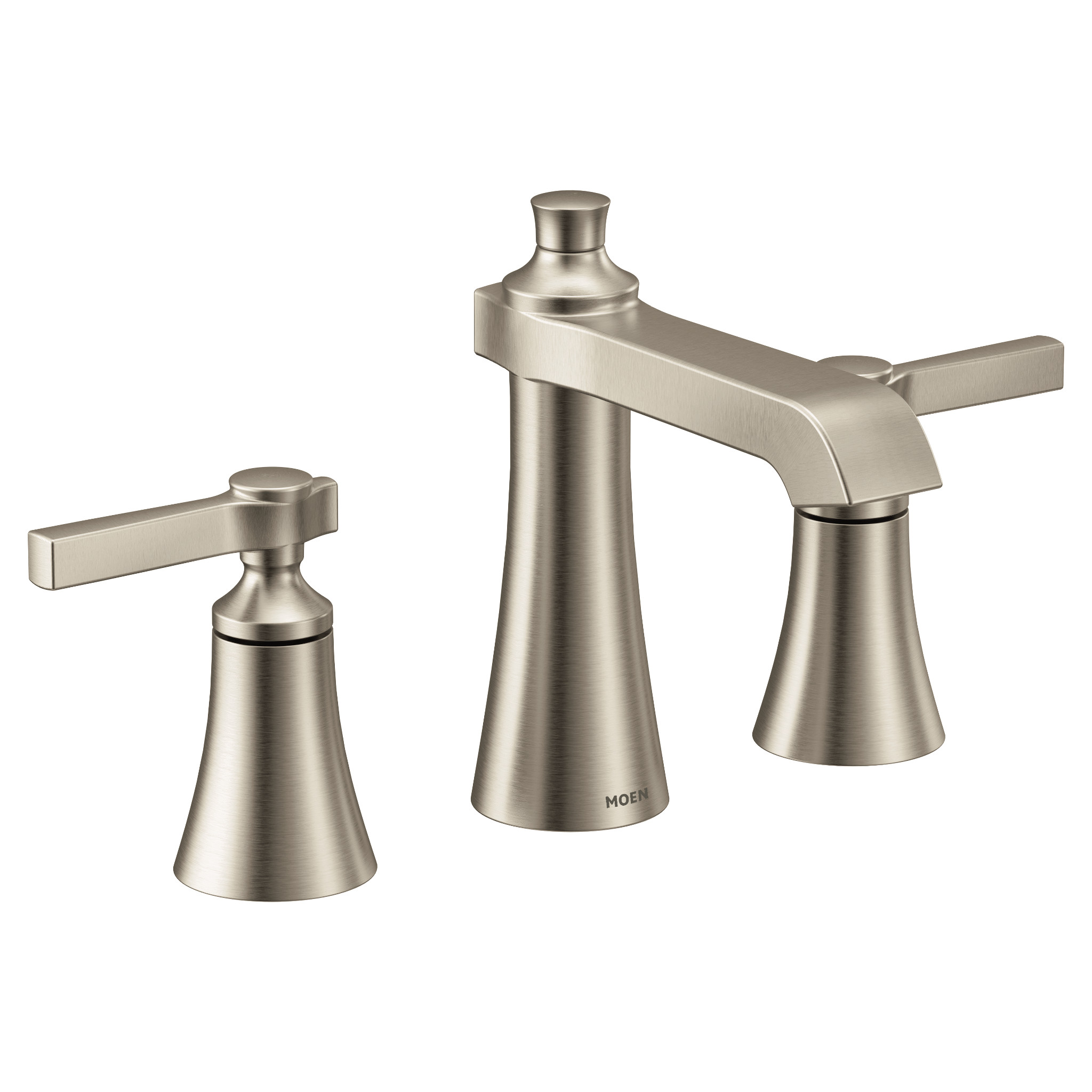 Flara Chrome Two-Handle High Arc Bathroom Faucet — image 1