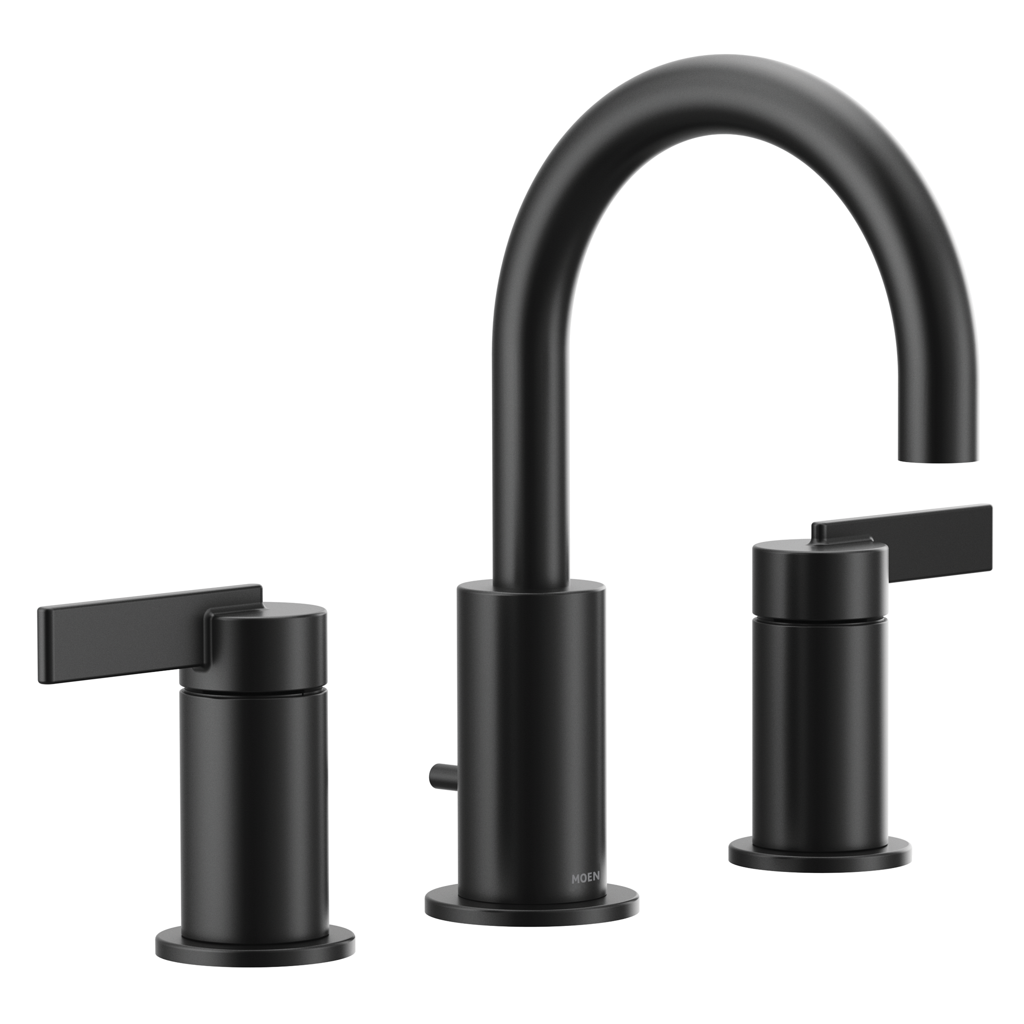 Cia Chrome two-handle high arc bathroom faucet — image 1