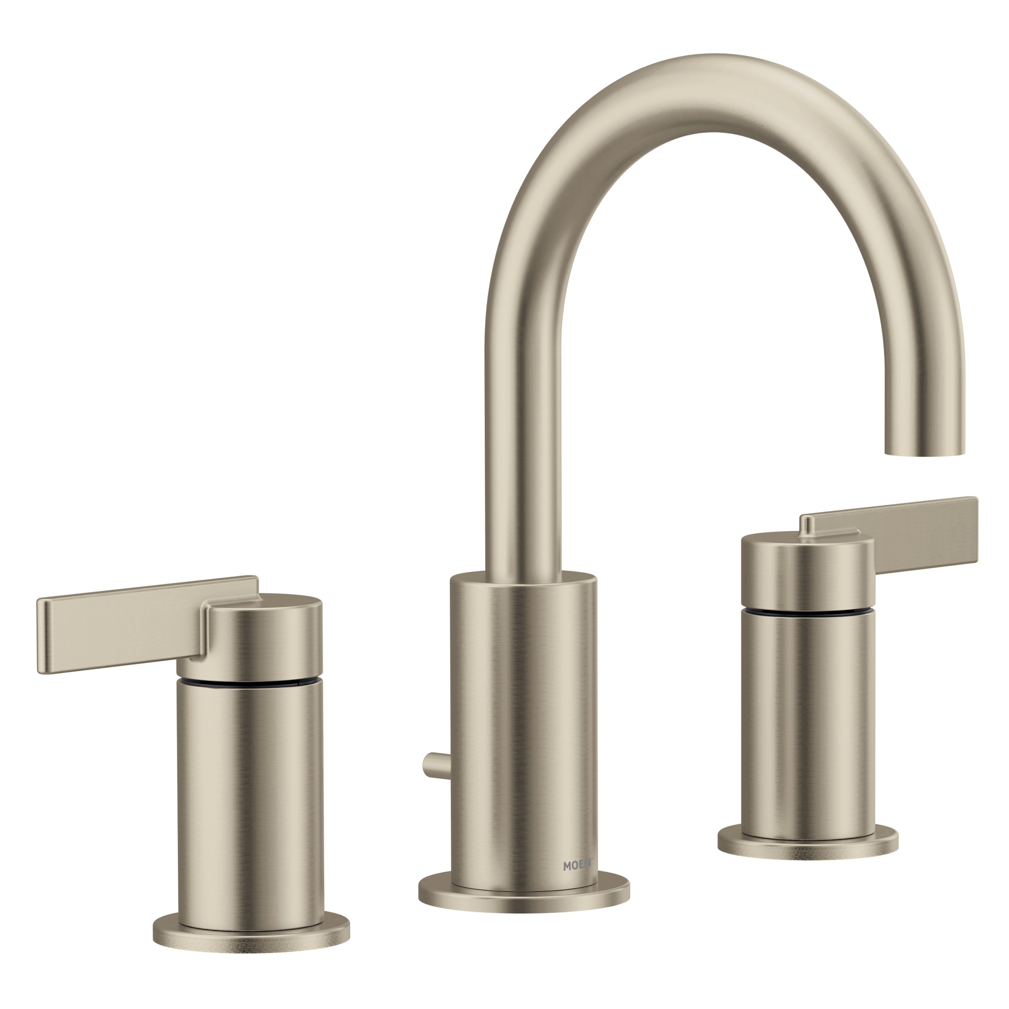 Cia Chrome two-handle high arc bathroom faucet