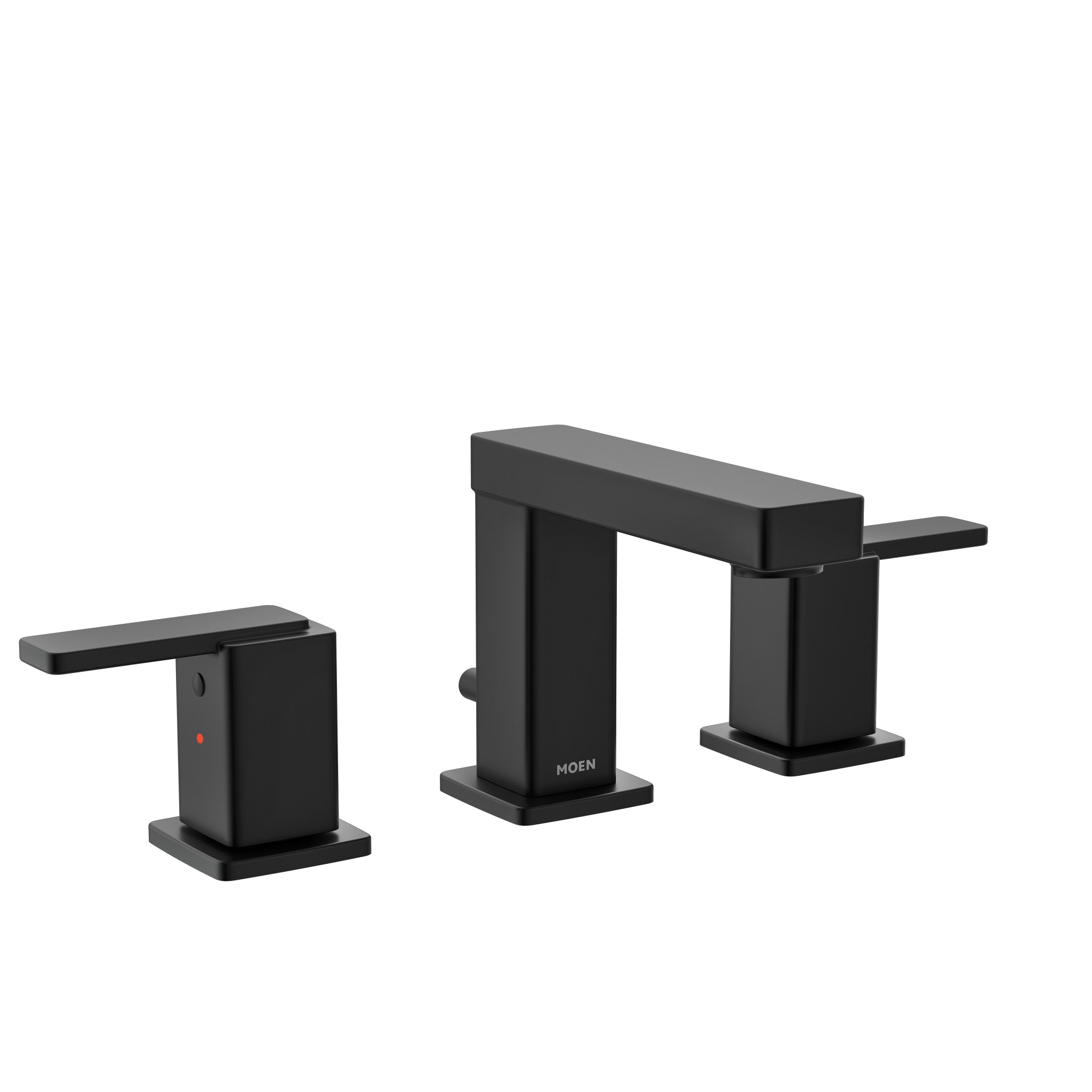 Iver Chrome two-handle high arc bathroom faucet