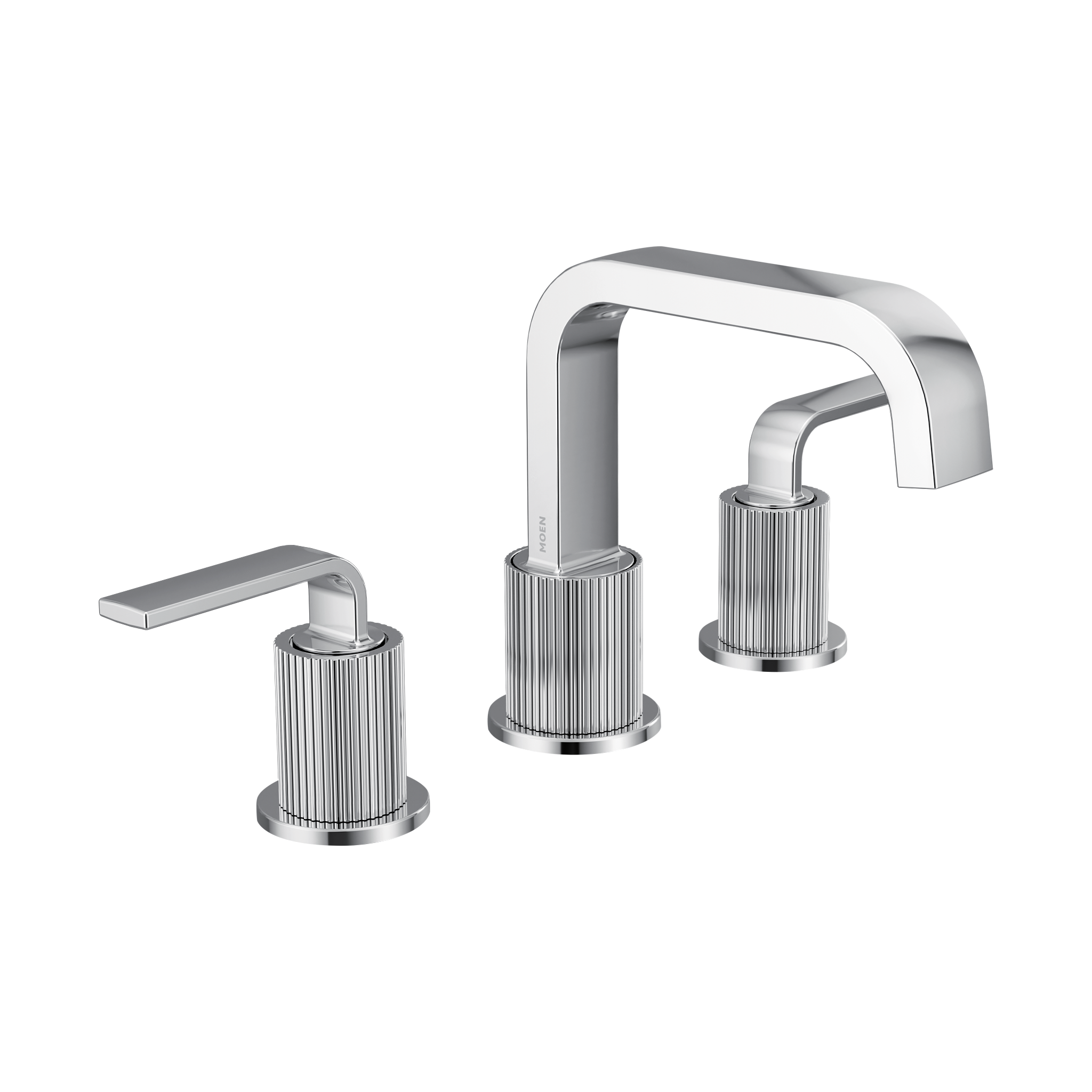 Cambium Chrome two-handle high arc bathroom faucet — image 1