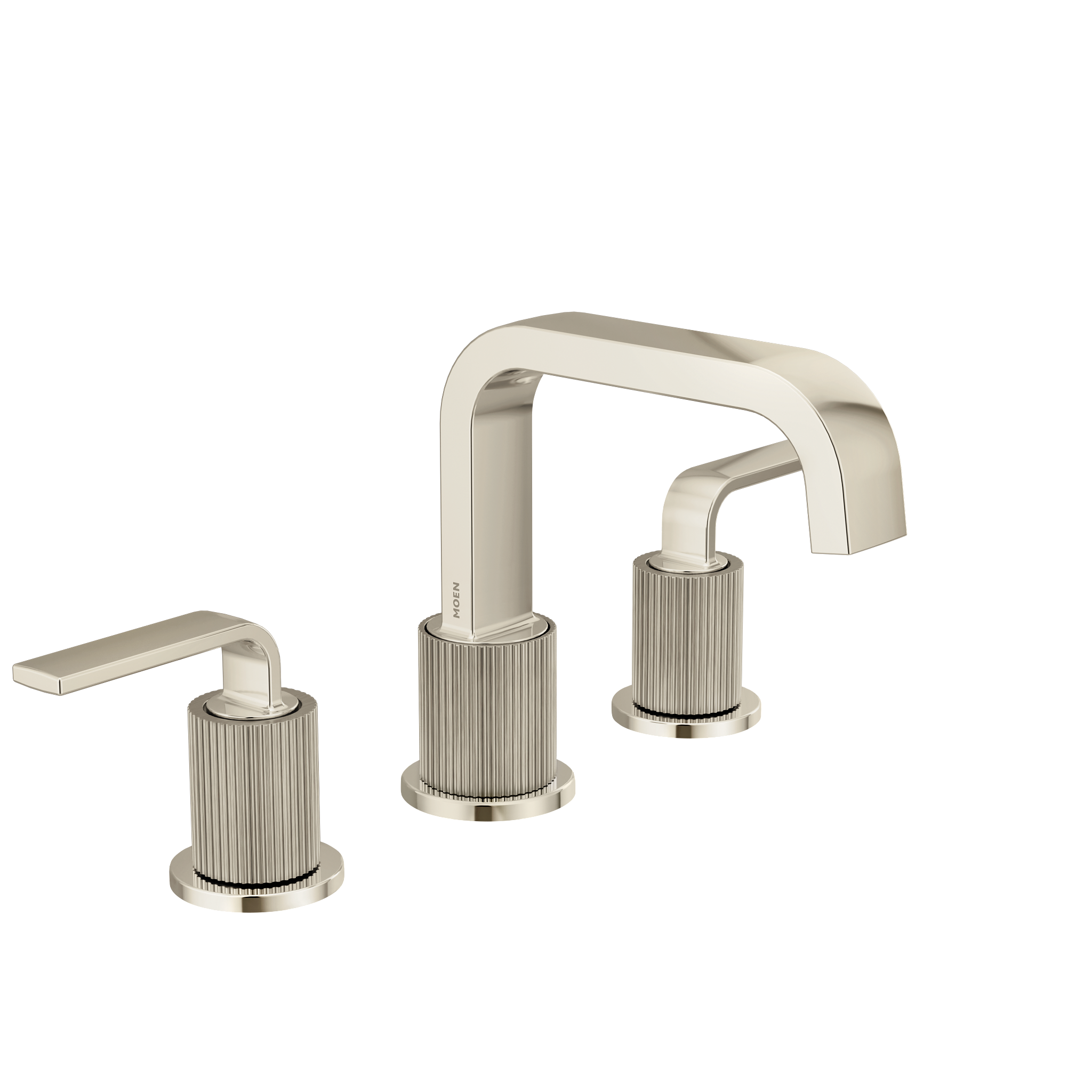 Cambium Chrome two-handle high arc bathroom faucet — image 1