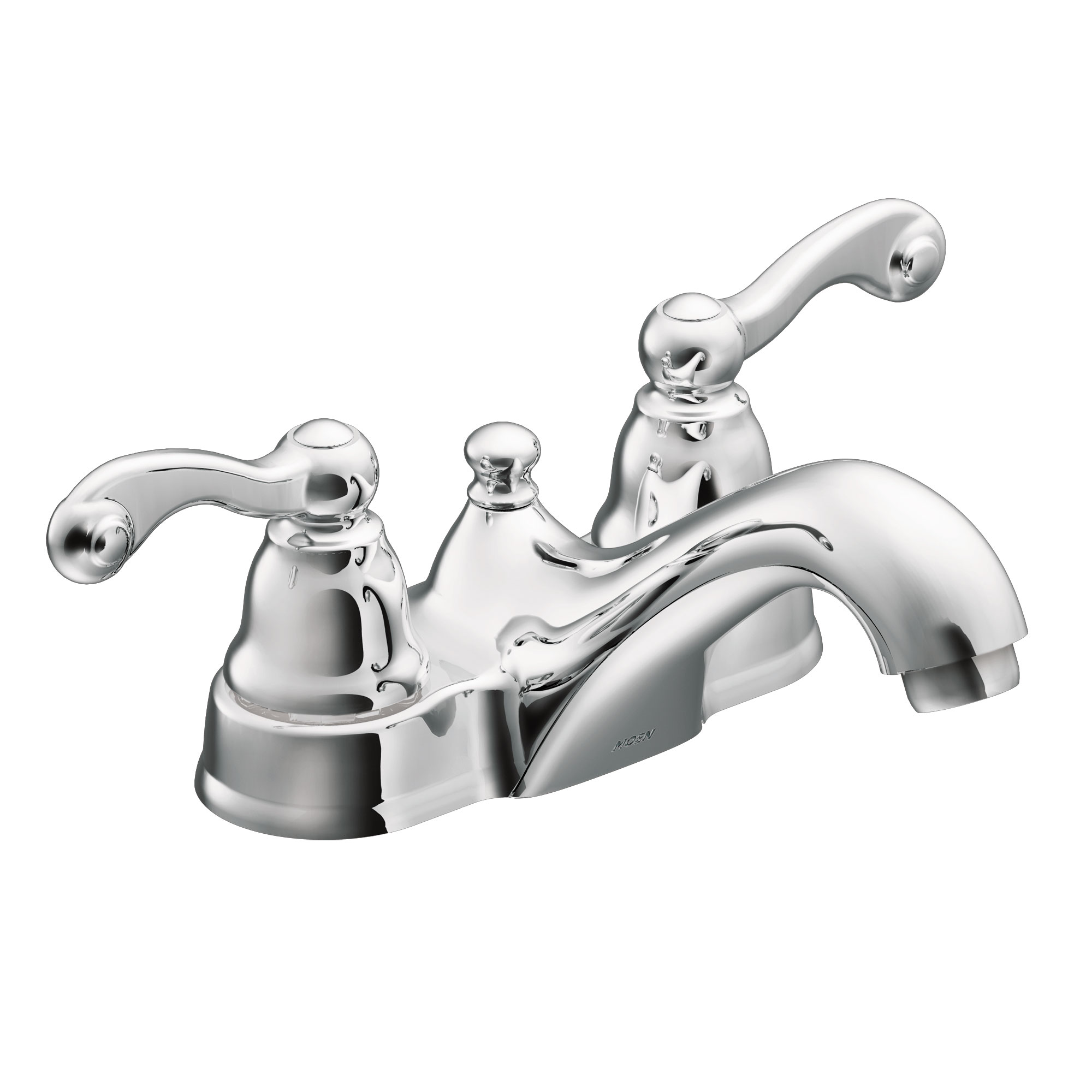 Traditional Two-handle Centerset Bathroom Sink Faucet — image 1