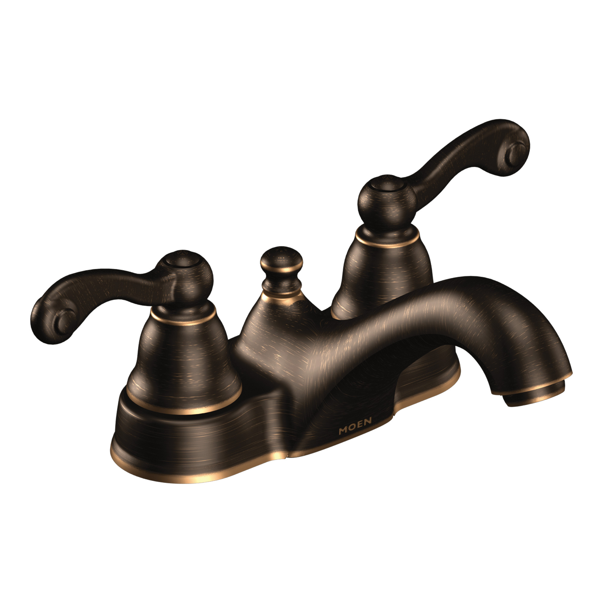 Traditional Two-handle Centerset Bathroom Sink Faucet — image 1