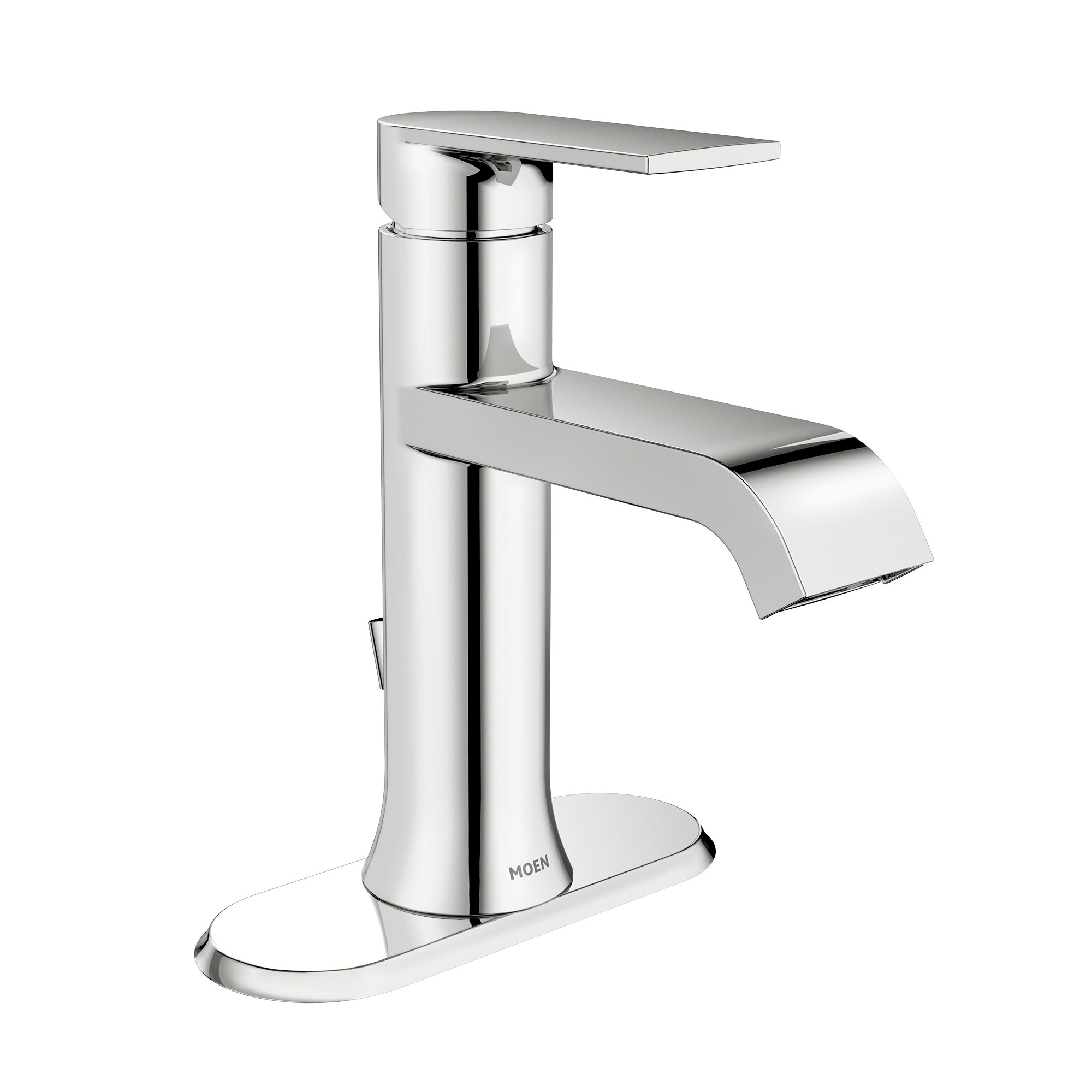 Genta Chrome one-handle bathroom faucet — image 1