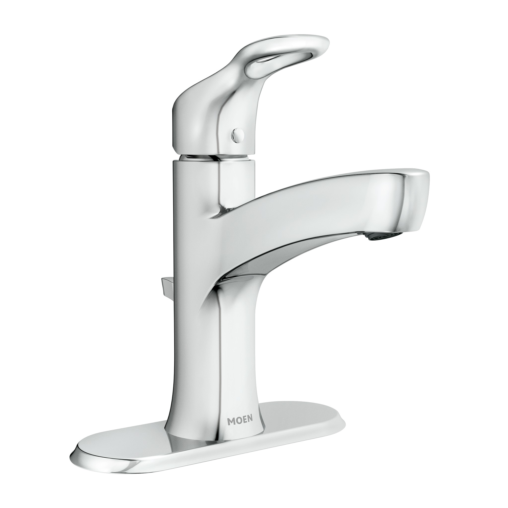 Kleo Chrome one-handle low arc bathroom faucet