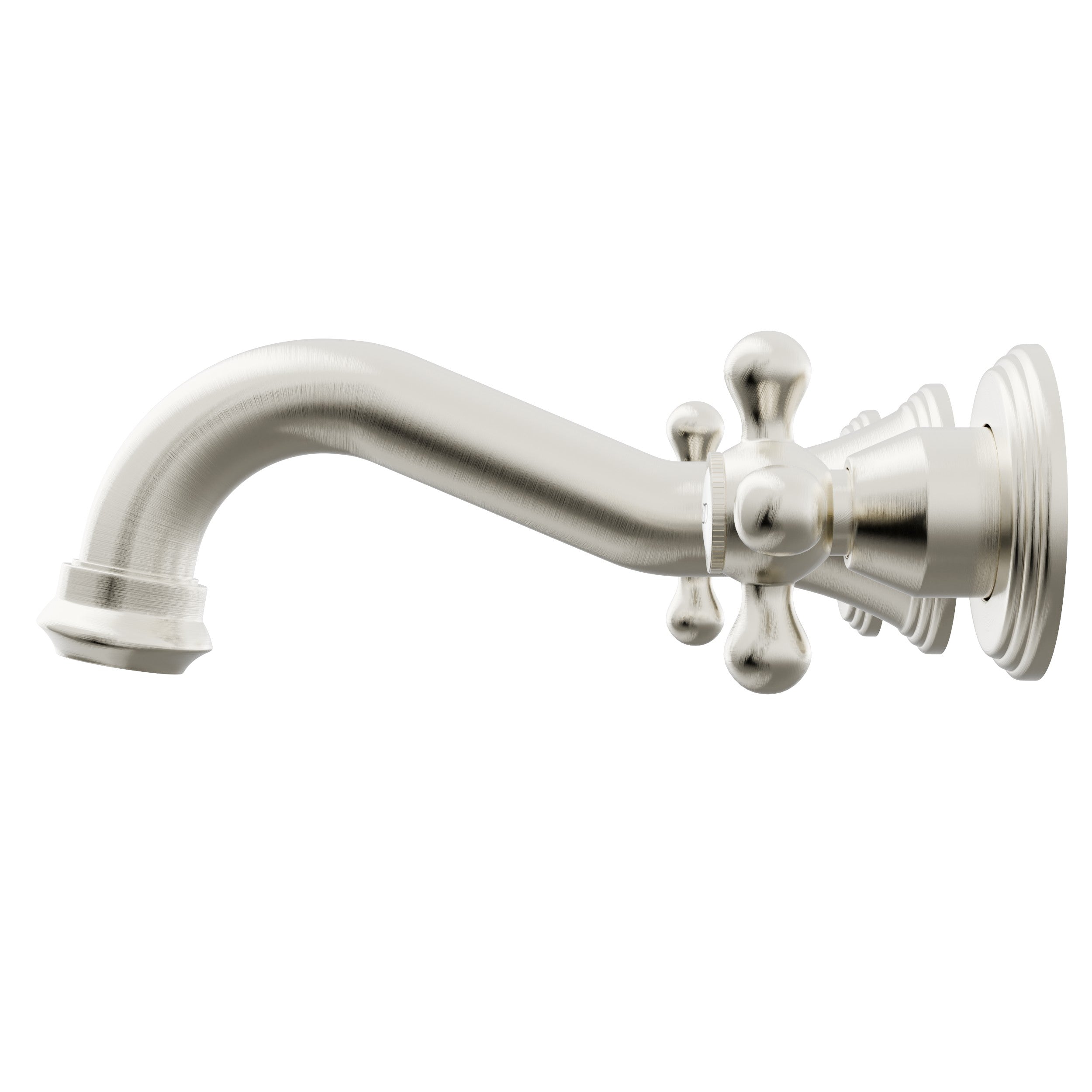 Ria Two Handle Wall Mount Bathroom Faucet Series, NBF-W03 — thumbnail 3