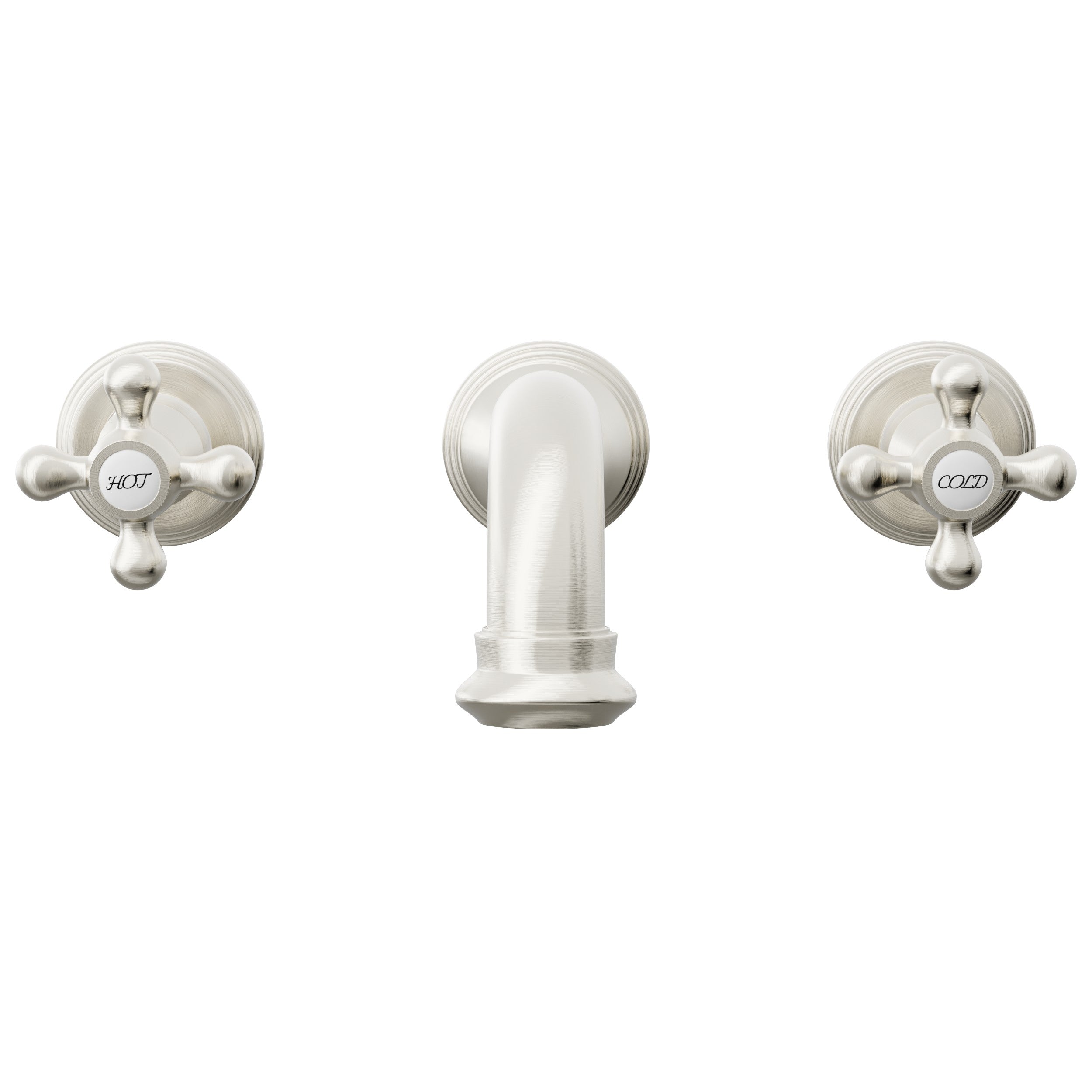 Ria Two Handle Wall Mount Bathroom Faucet Series, NBF-W03 — thumbnail 2