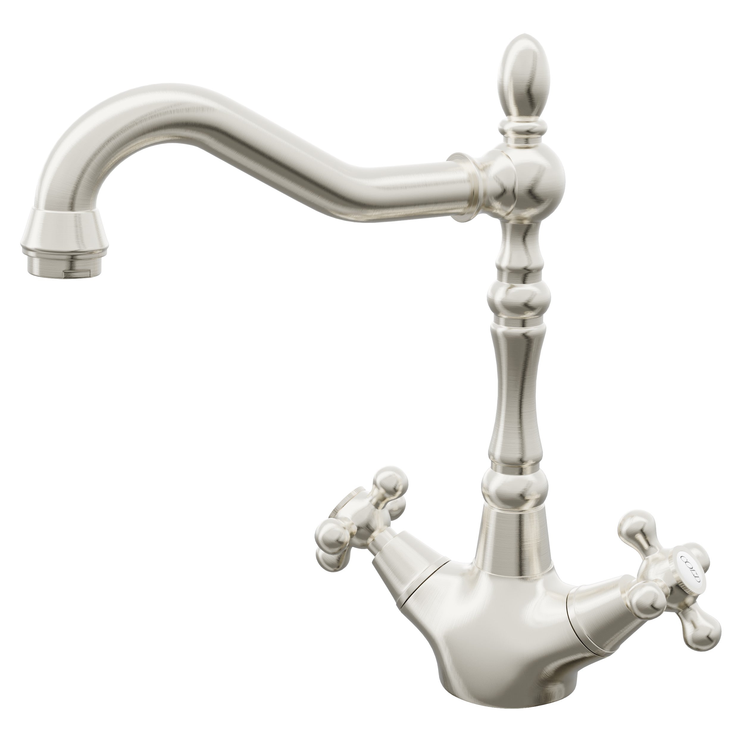 The Kay Duhbul Double Handle Traditional Swivel Bar Faucet Series, NBPF-146