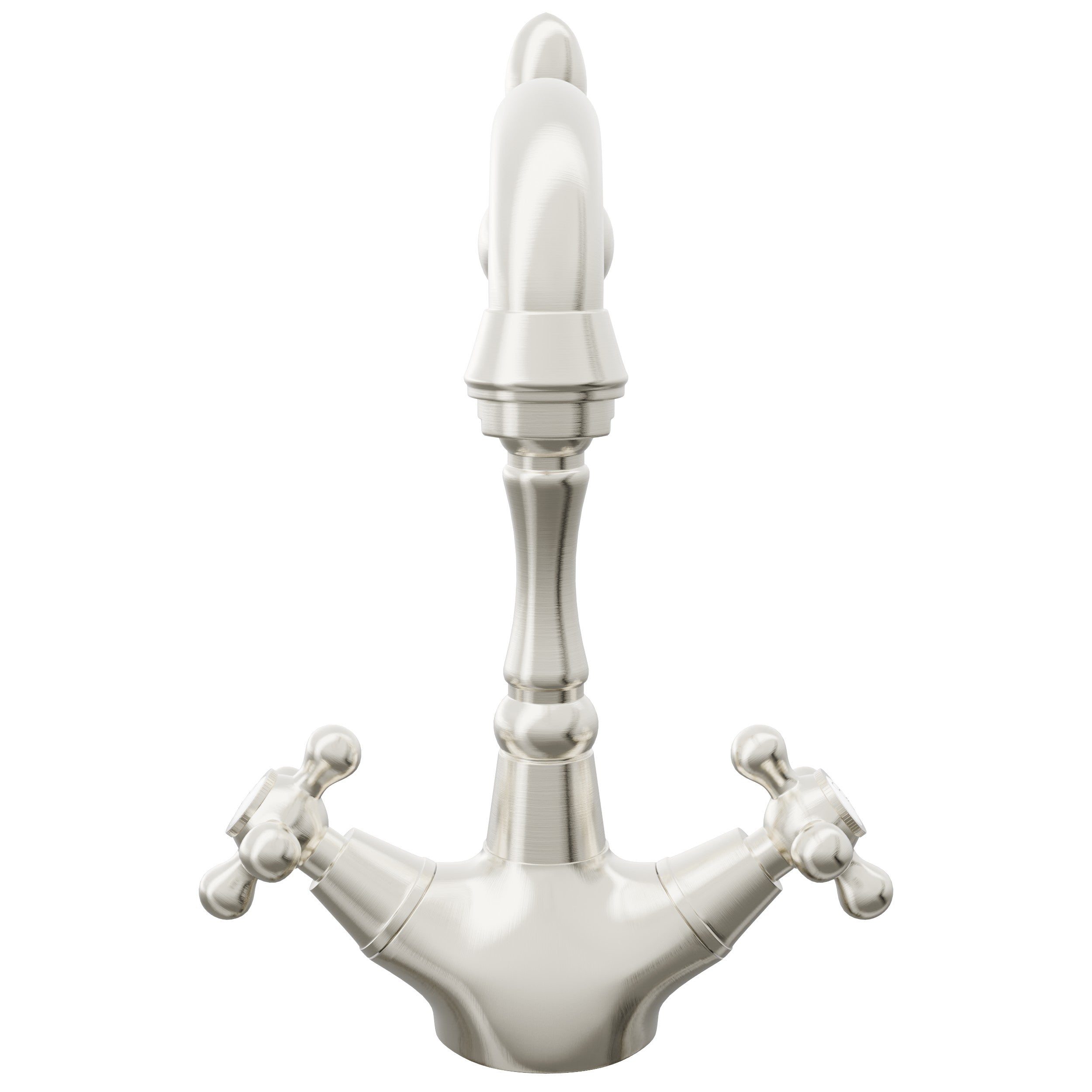 The Kay Duhbul Double Handle Traditional Swivel Bar Faucet Series, NBPF-146 — thumbnail 2