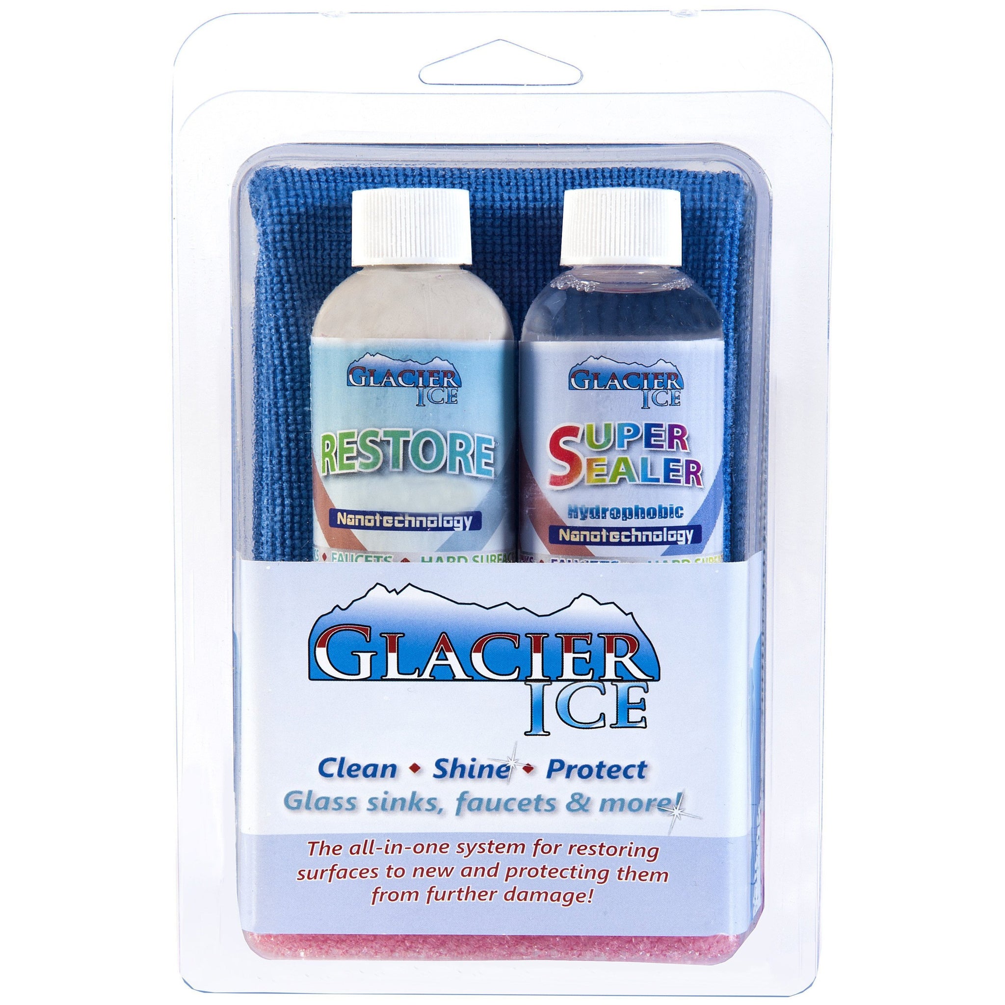 Glacier Ice Faucet & Sink Restorer and Cleaning Kit with Sealer, NOV-GI/RSS — image 1