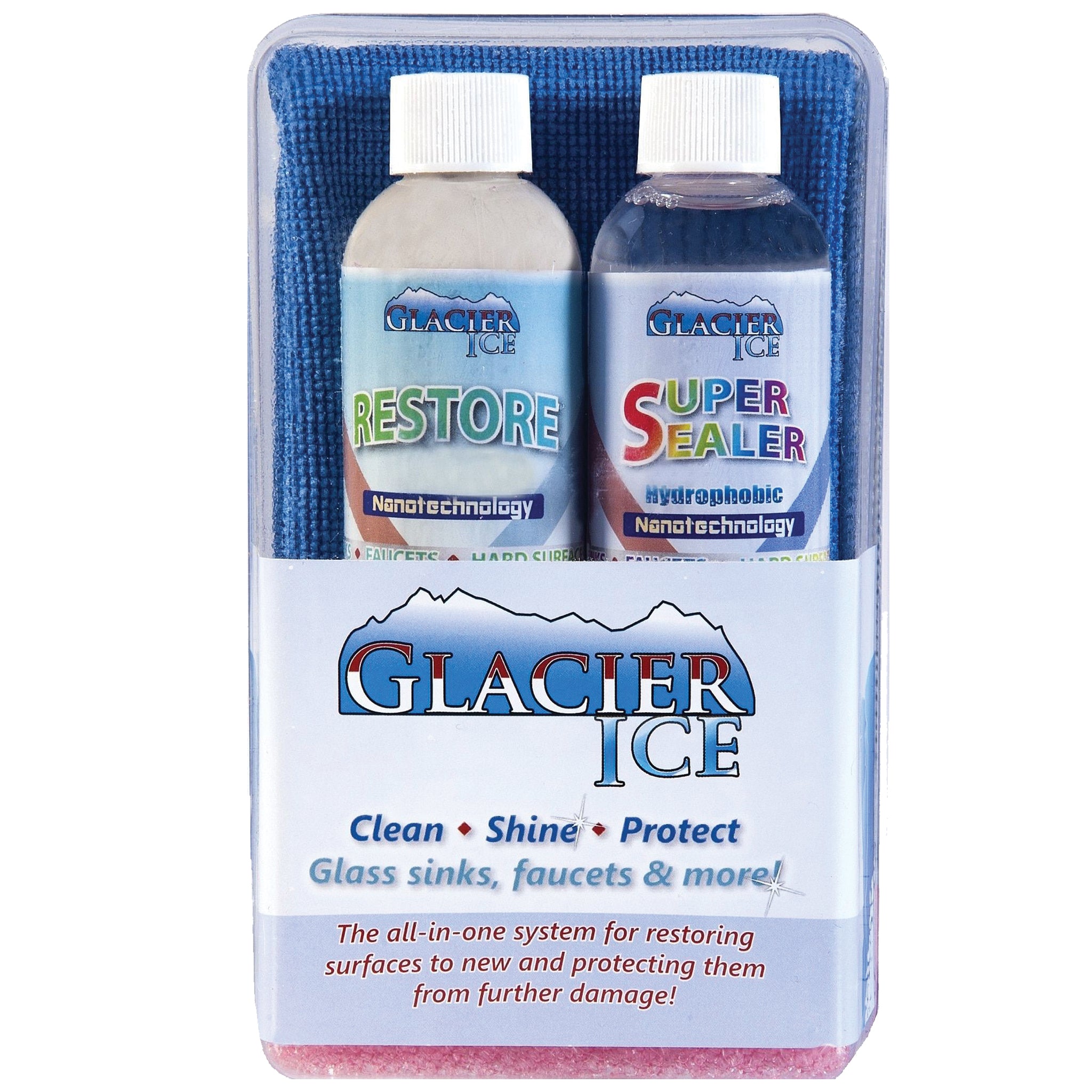 Glacier Ice Faucet & Sink Restorer and Cleaning Kit with Sealer, NOV-GI/RSS — thumbnail 2