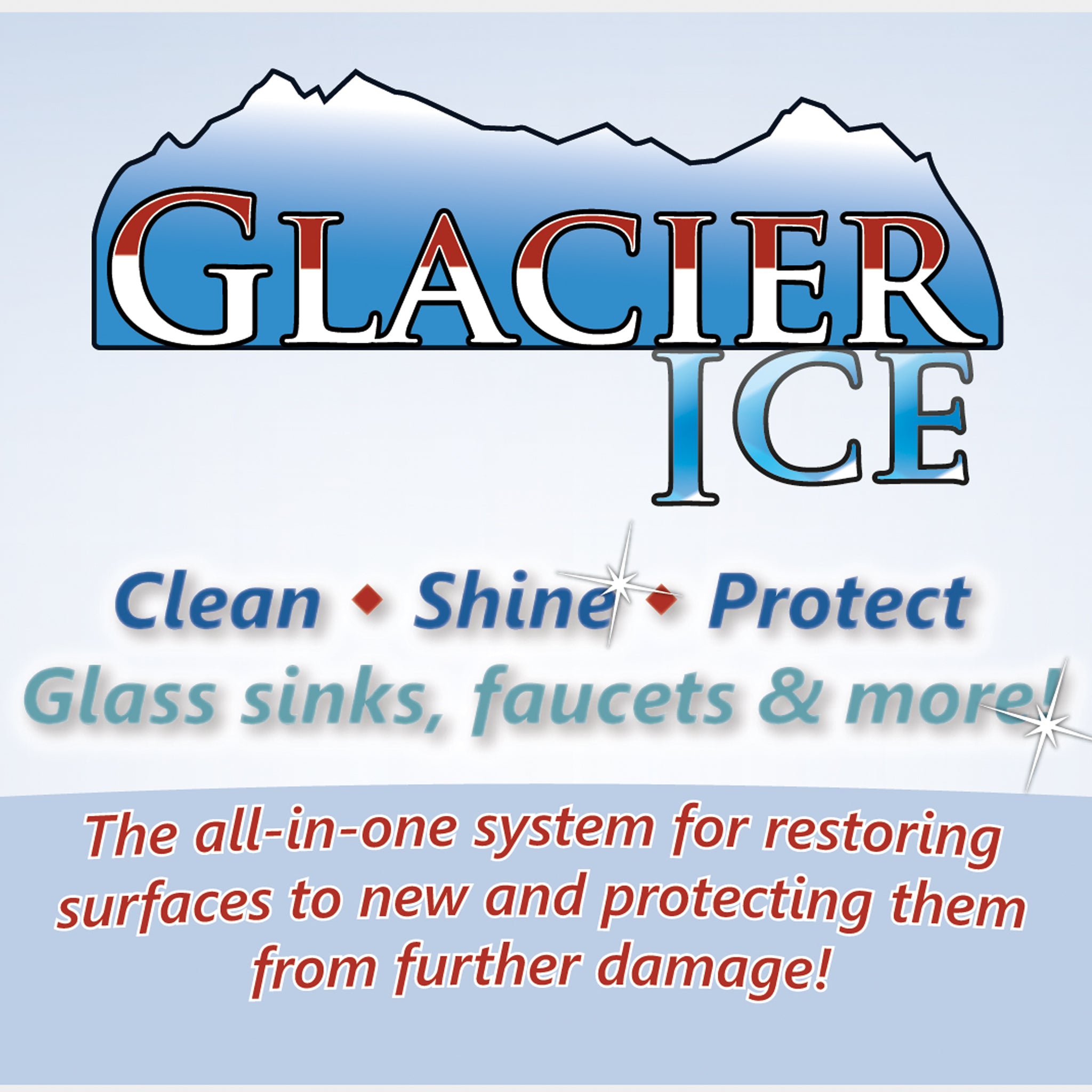 Glacier Ice Faucet & Sink Restorer and Cleaning Kit with Sealer, NOV-GI/RSS — thumbnail 3