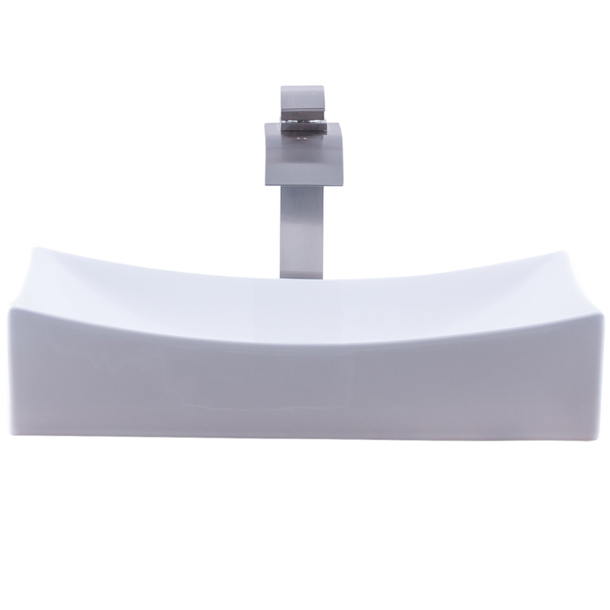 Rectangular Porcelain Vessel Bath Sink Combo NSFC-01141136 Series — thumbnail 3