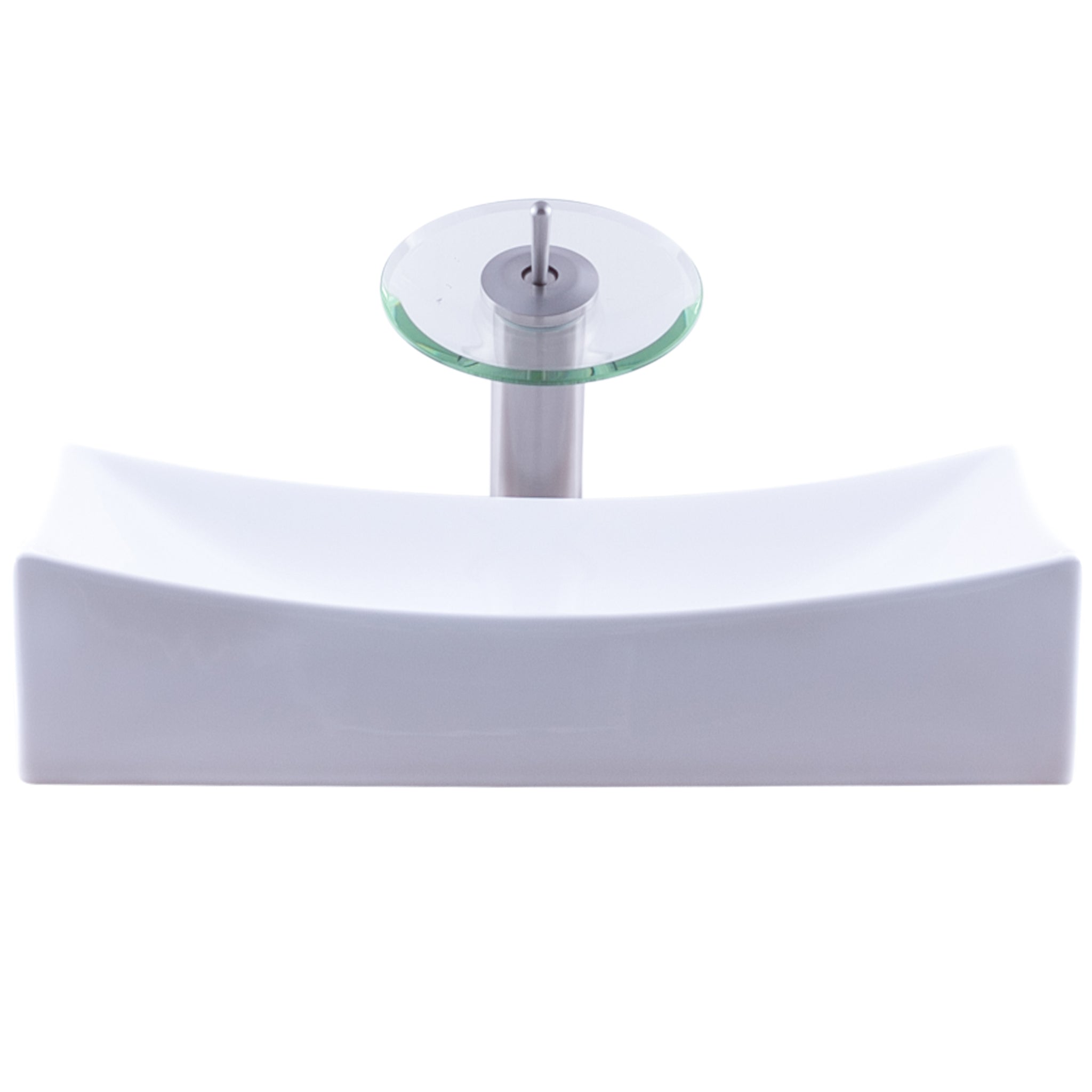 Rectangular Porcelain Vessel Bath Sink Combo NSFC-0114117003 Series — thumbnail 3