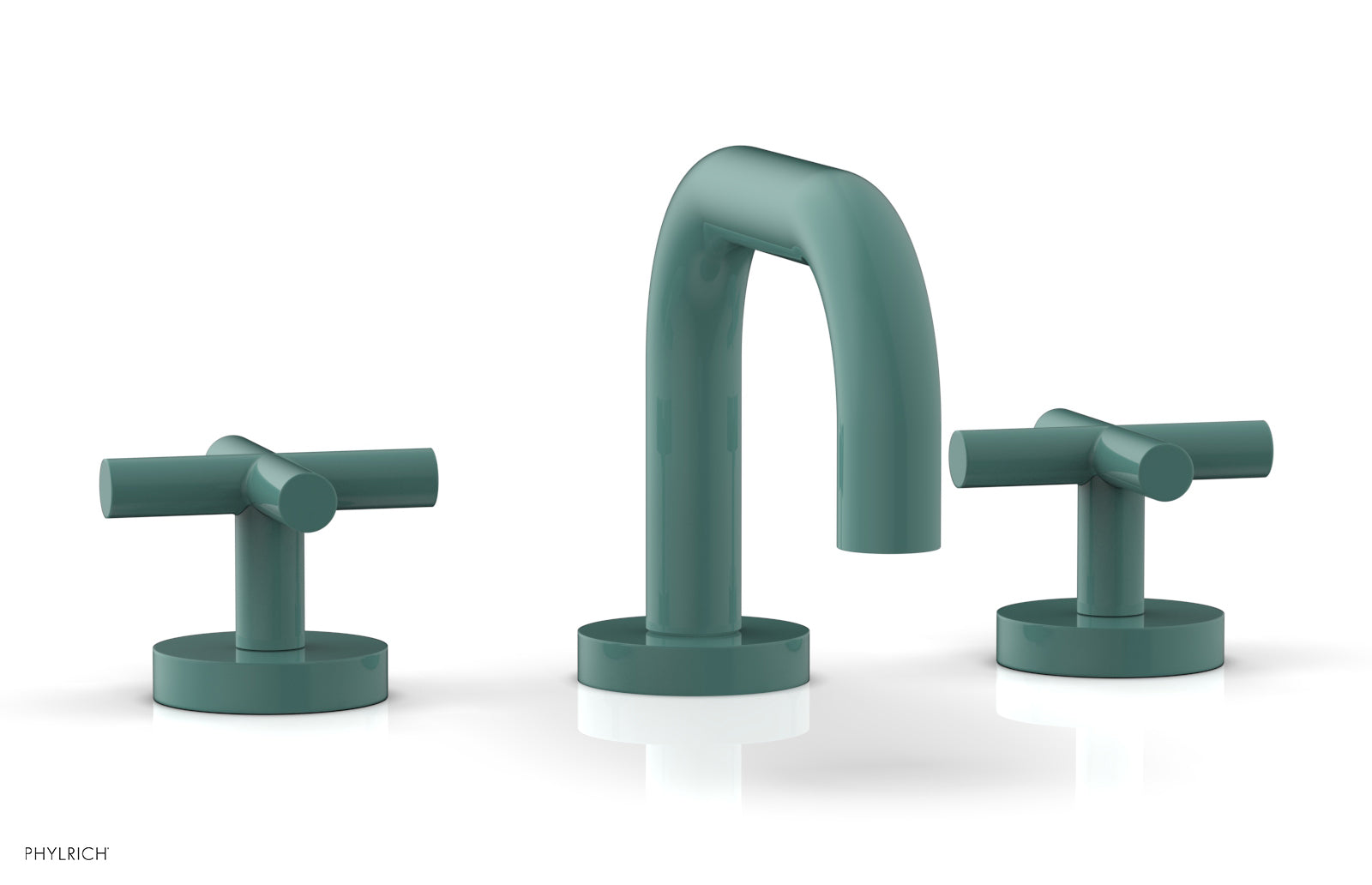 TRANSITION - Widespread Faucet - Low Spout, Cross Handles 120-03 — image 1