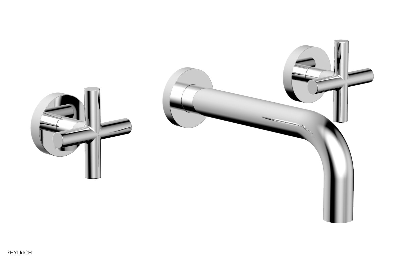 TRANSITION - Wall Lavatory Set 7 1/2" Spout - Cross Handles 120-11 — thumbnail 2
