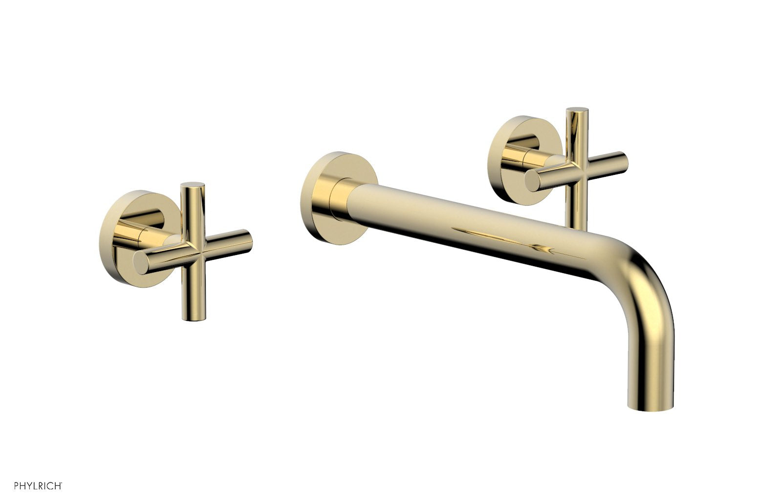 TRANSITION - Wall Lavatory Set 10" Spout - Cross Handles 120-11-10 — image 1