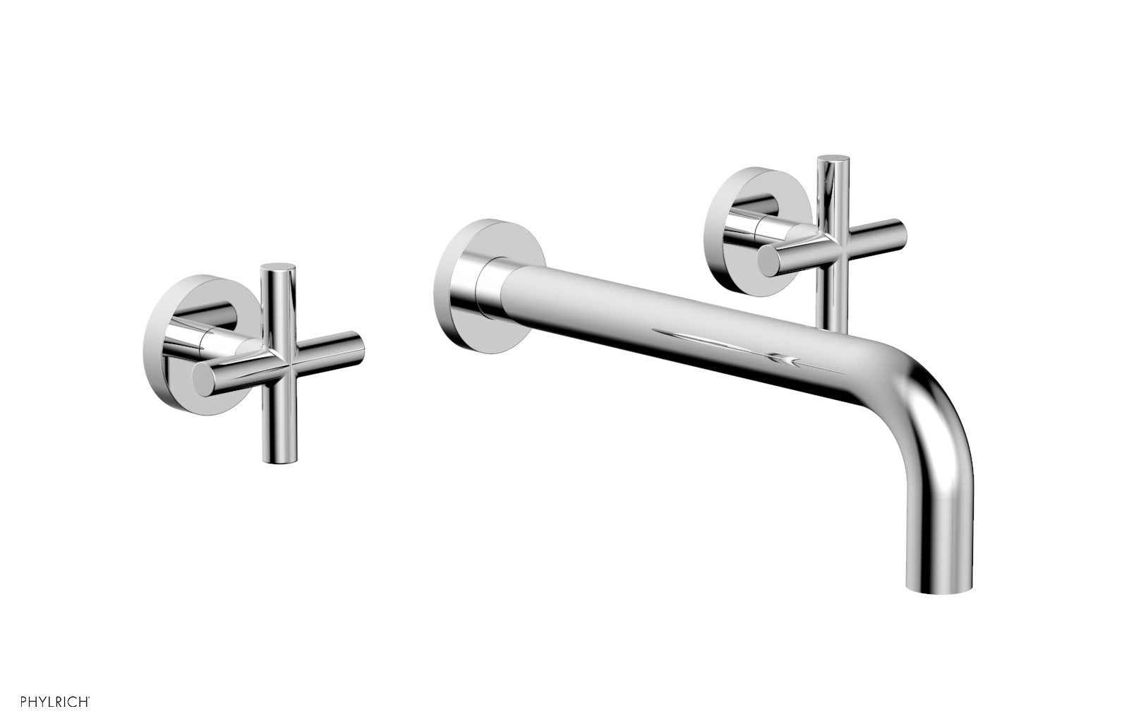 TRANSITION - Wall Lavatory Set 10" Spout - Cross Handles 120-11-10 — thumbnail 2