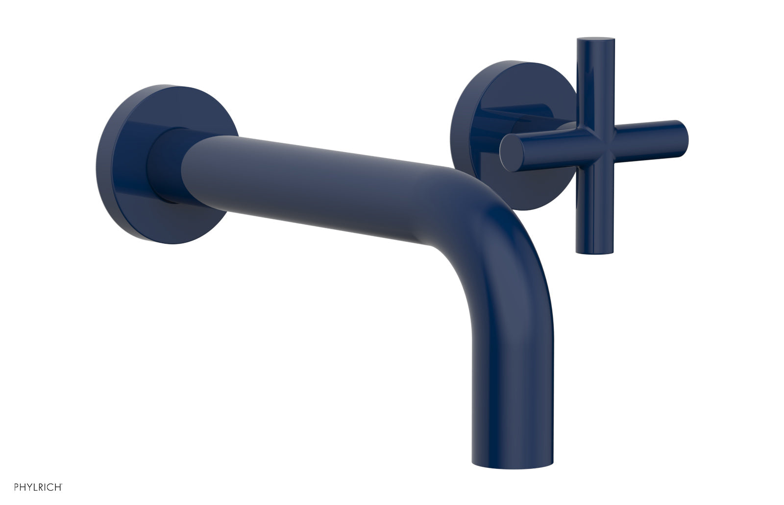 TRANSITION - Single Handle Wall Lavatory Set - Cross Handles 120-15