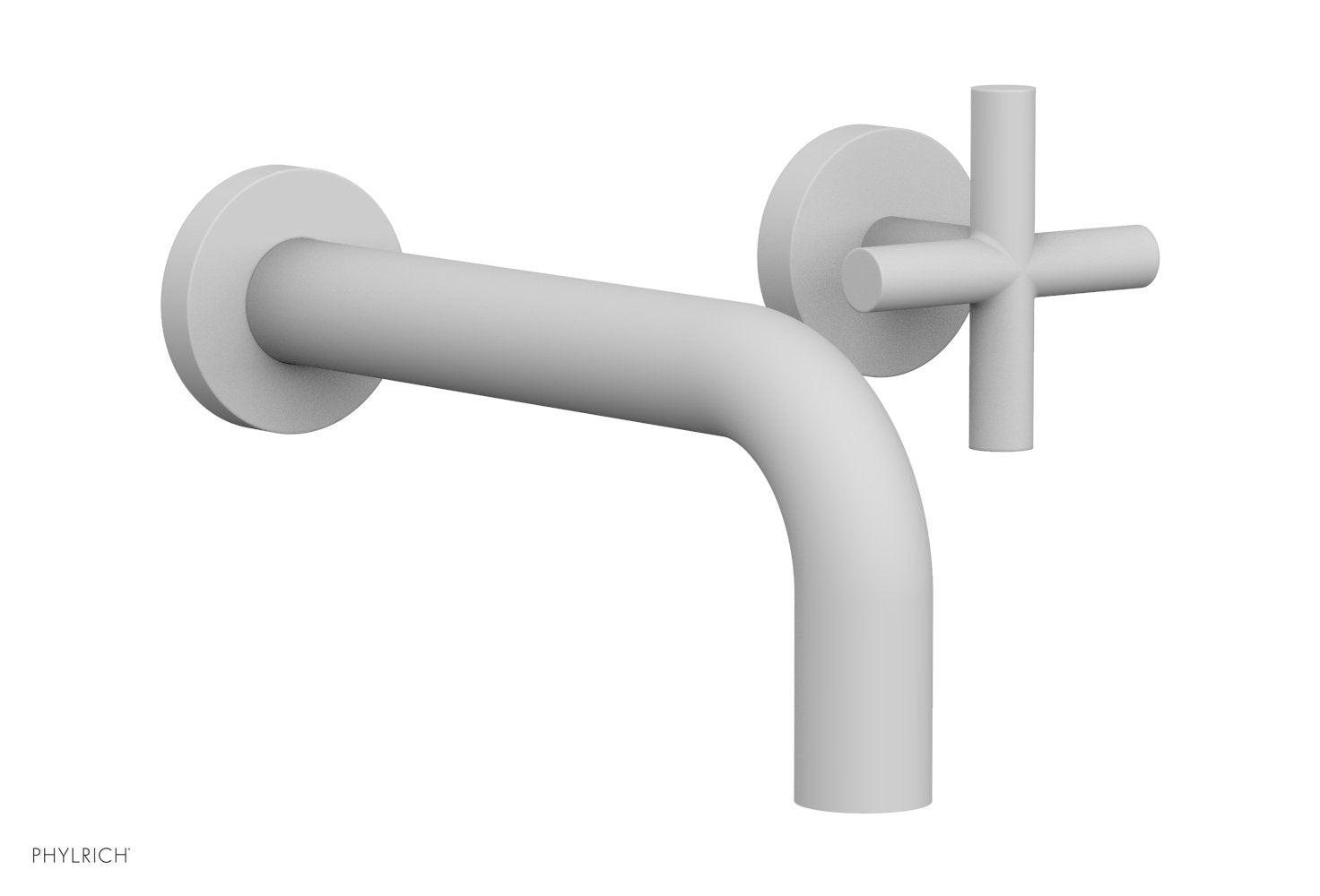 TRANSITION - Single Handle Wall Lavatory Set - Cross Handles 120-15 — image 1