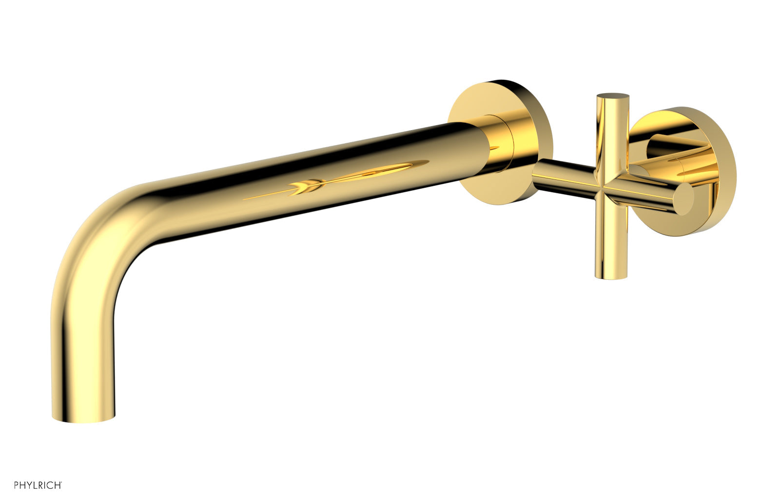 Transition 10" Single Handle Wall Lavatory Set - Cross Handle 120-15-10