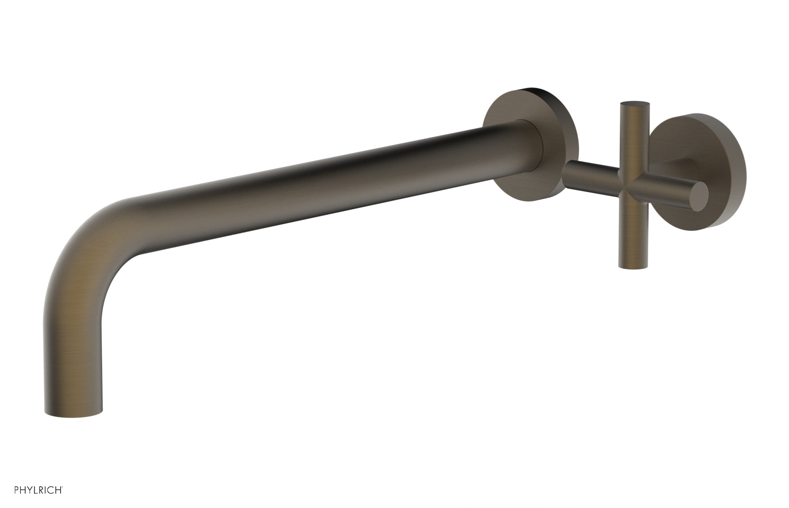 Transition 12" Single Handle Wall Lavatory Set - Cross Handle 120-15-12