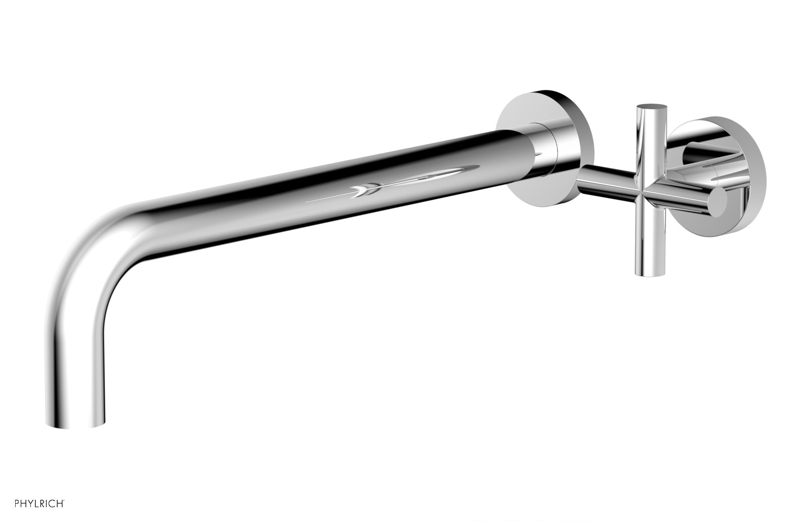 Transition 12" Single Handle Wall Lavatory Set - Cross Handle 120-15-12 — image 1